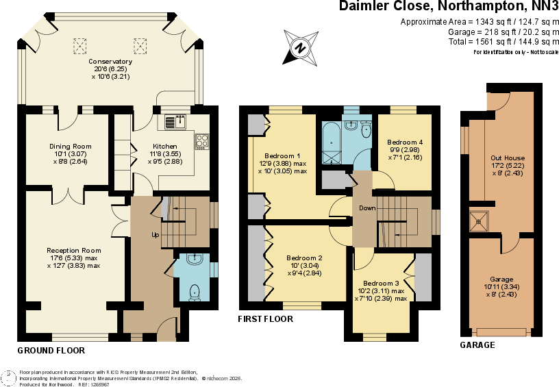 Daimler Close, Rectory Farm, Northampton, NN3 floorplan