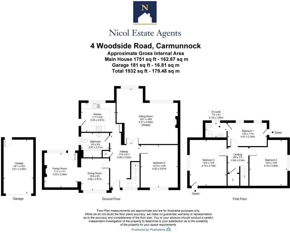 Woodside Road, Carmunnock floorplan