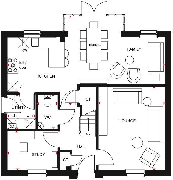 Riverview Drive, 
Dyce, 
Aberdeen, 
Aberdeen City, 
AB21 7LD floorplan
