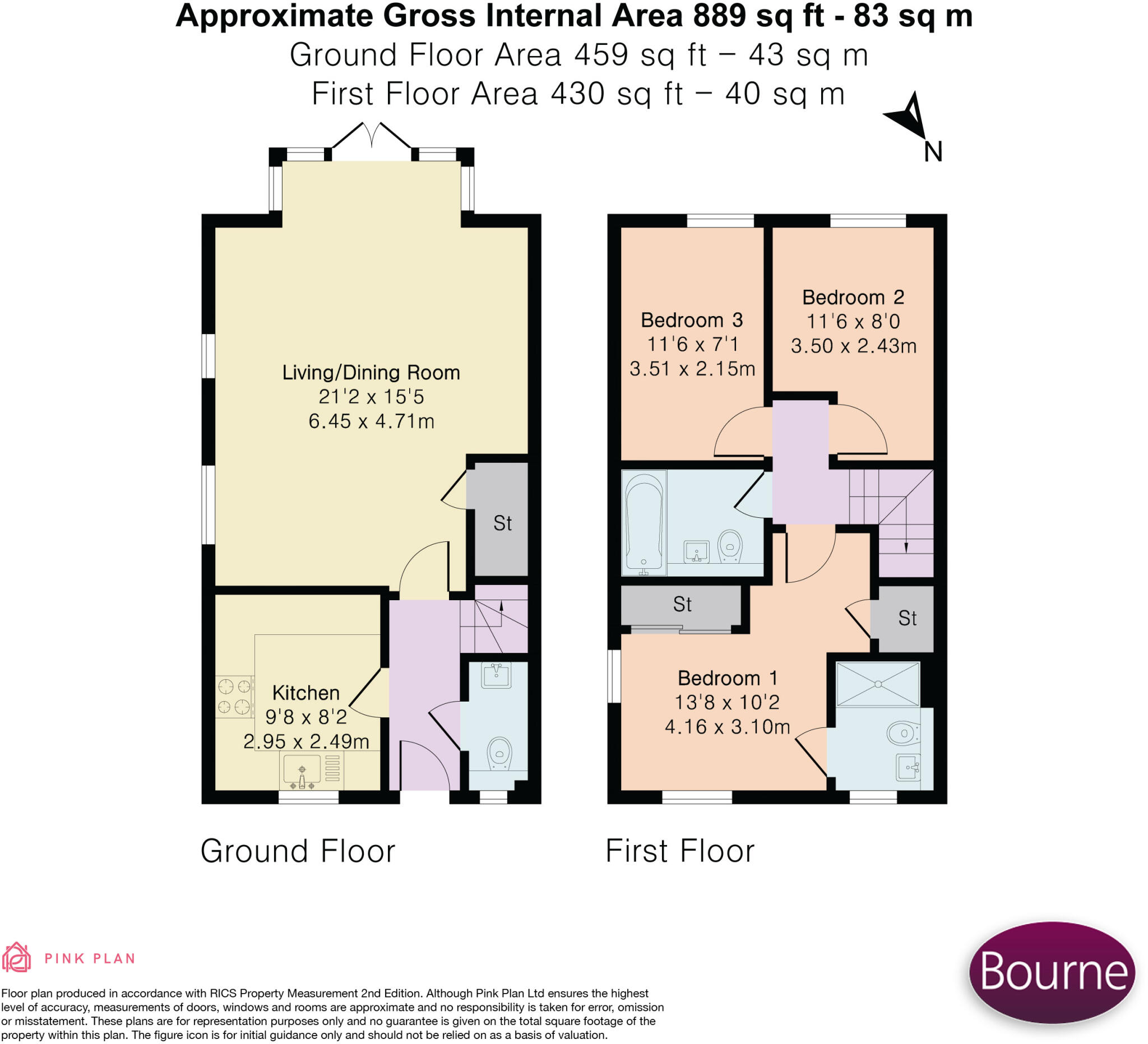 Whyte Terrace, The Street, Tongham, Farnham, GU10 floorplan