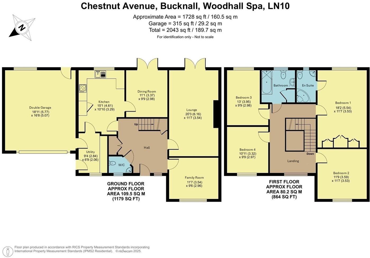 Castanea, Chestnut Avenue, Bucknall, Woodhall Spa floorplan