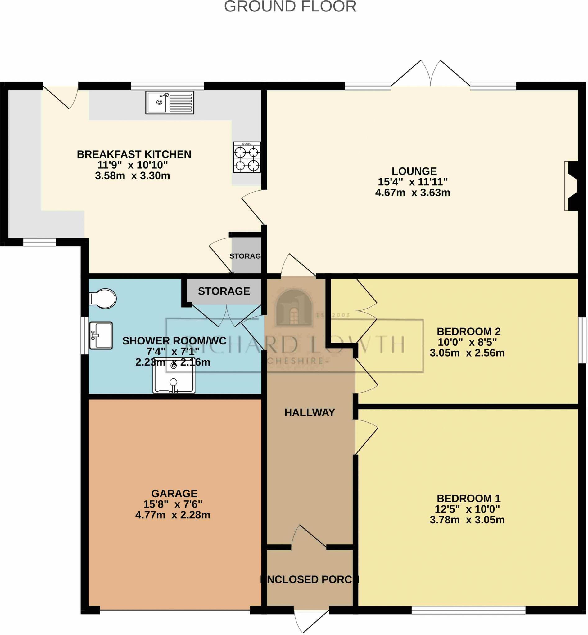 Brookfield Avenue, Poynton floorplan