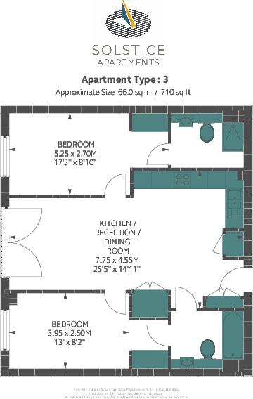 Solstice Apartments, Milton Keynes Milton Keynes MK9 floorplan