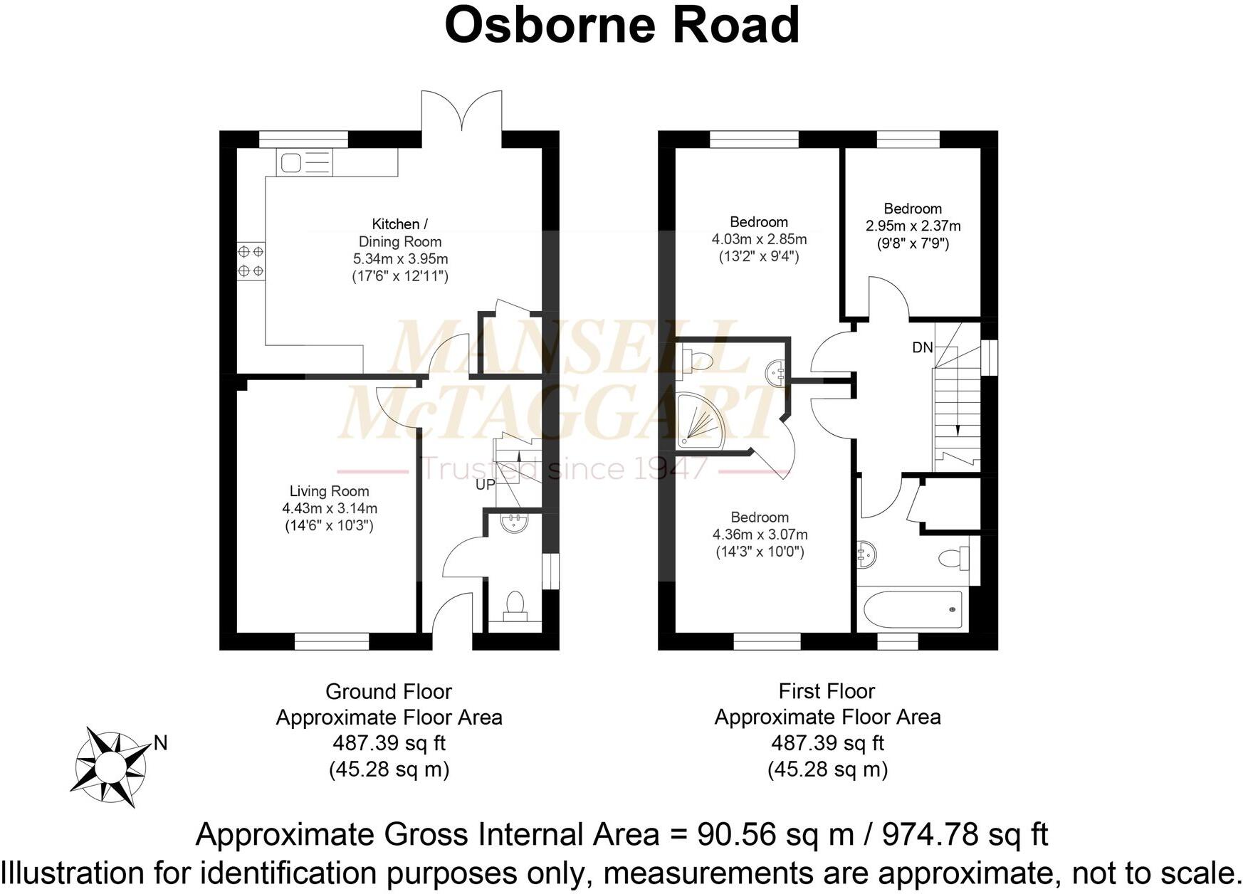 Osborne Road, Crowborough, TN6 floorplan
