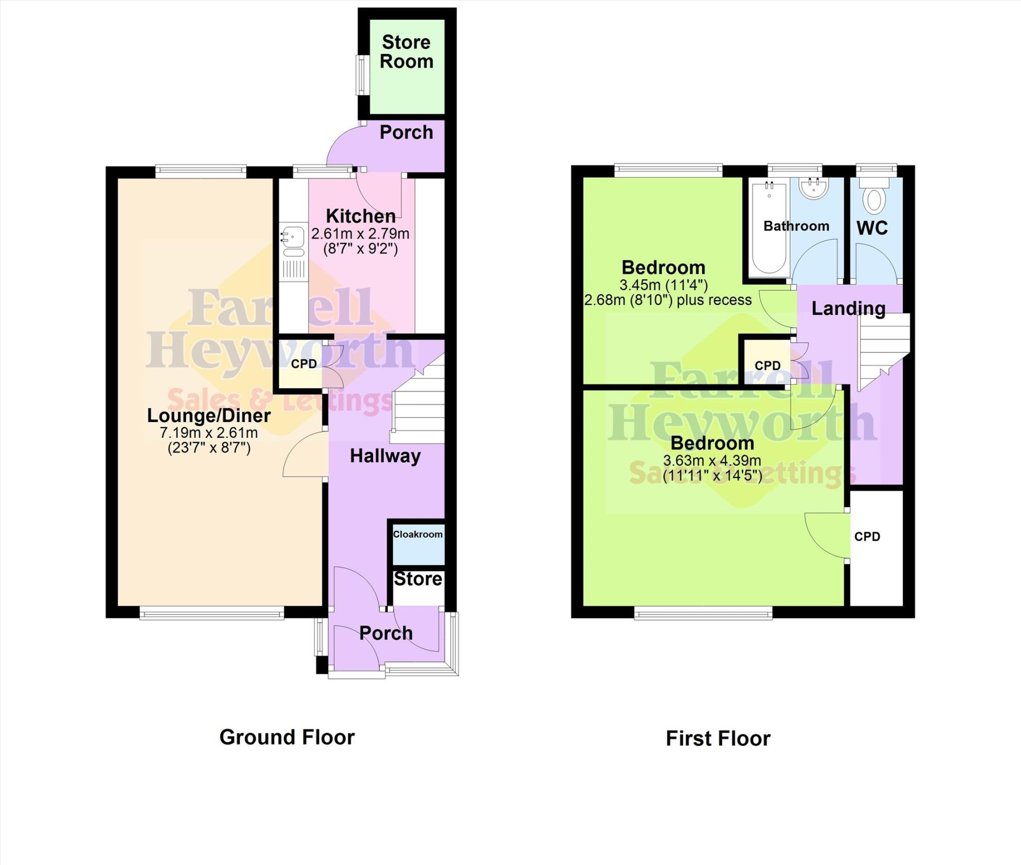 Cherry Tree Gardens, Blackpool floorplan