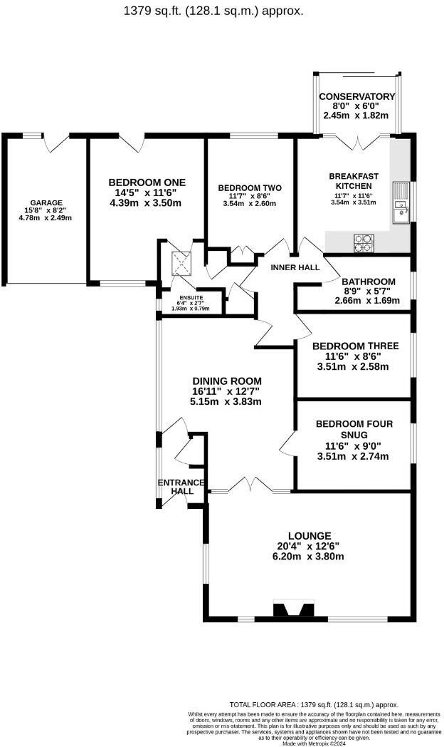 St. Peters Drive, Little Budworth floorplan