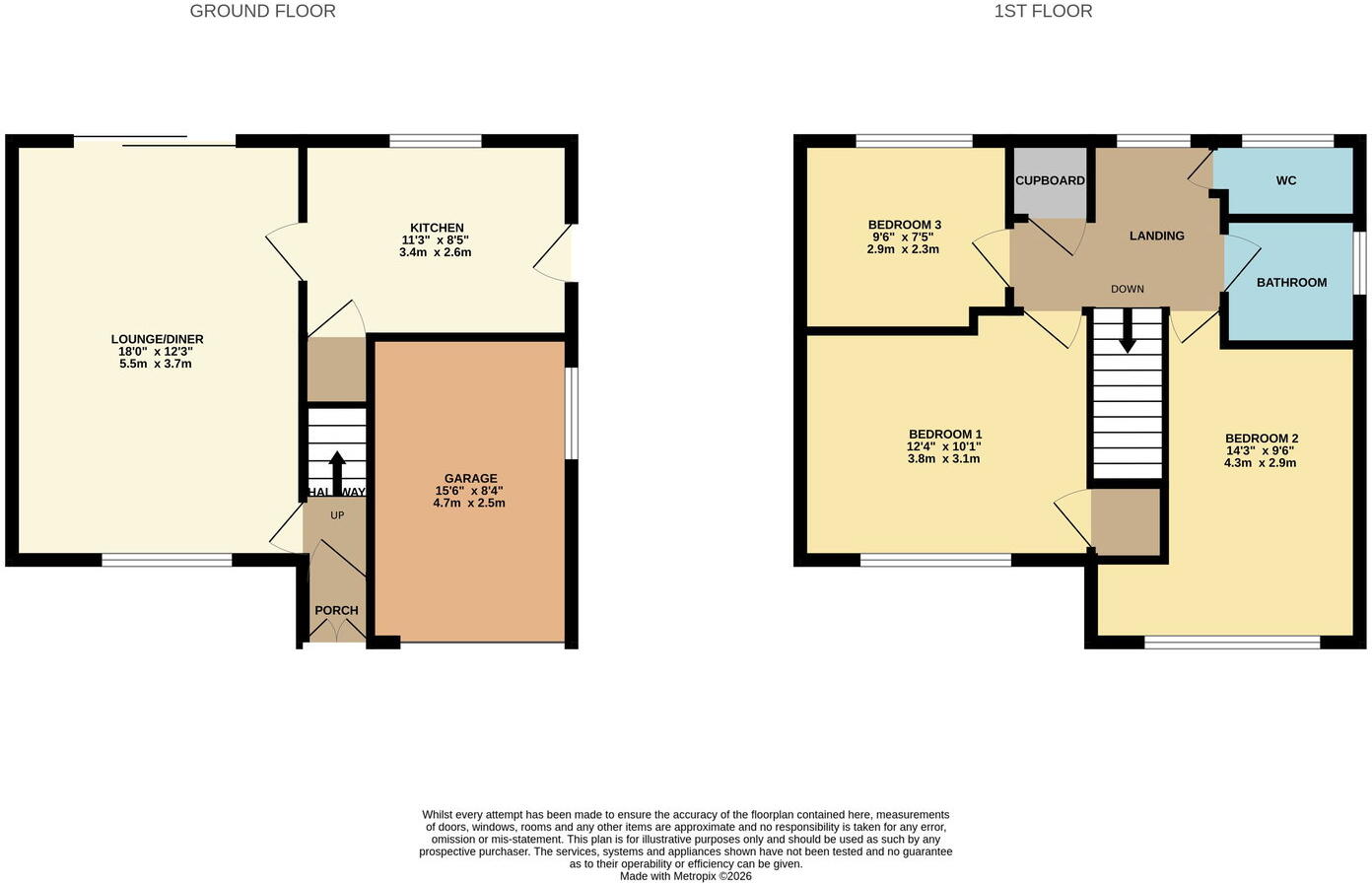 Gloucester Crescent, Wigston, LE18 4YF floorplan