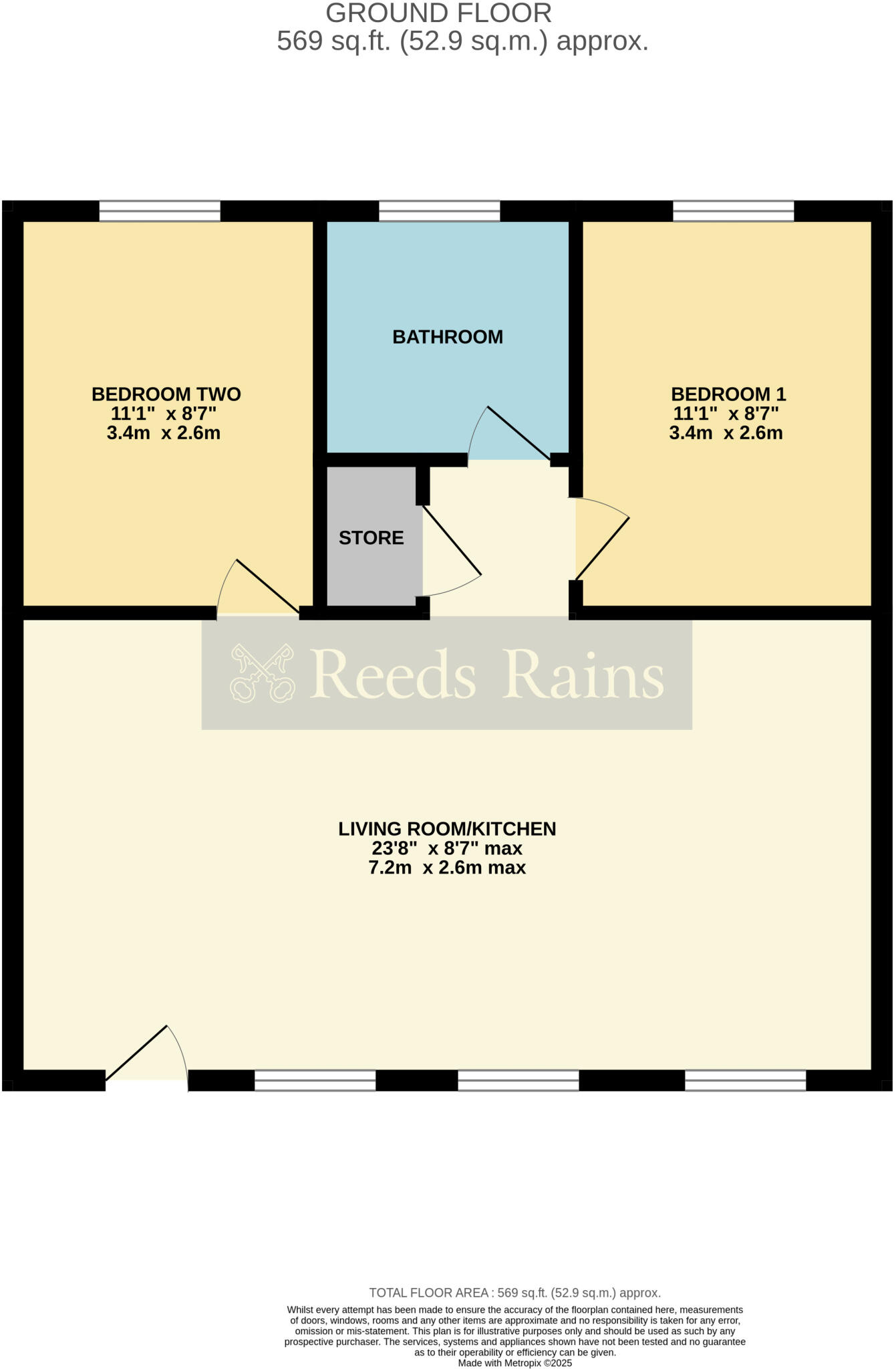Lower Leys, Evesham, Worcestershire, WR11 floorplan