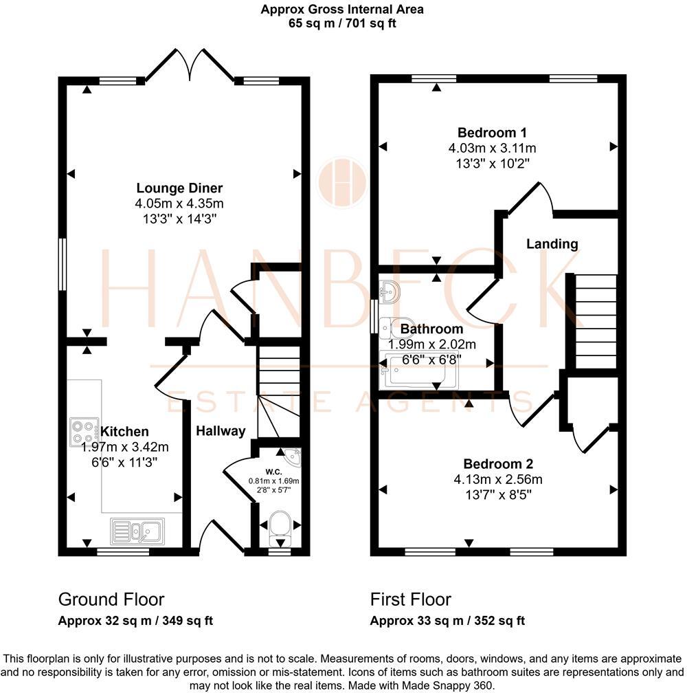 Paradise Drive, Woodmansey, Beverley floorplan