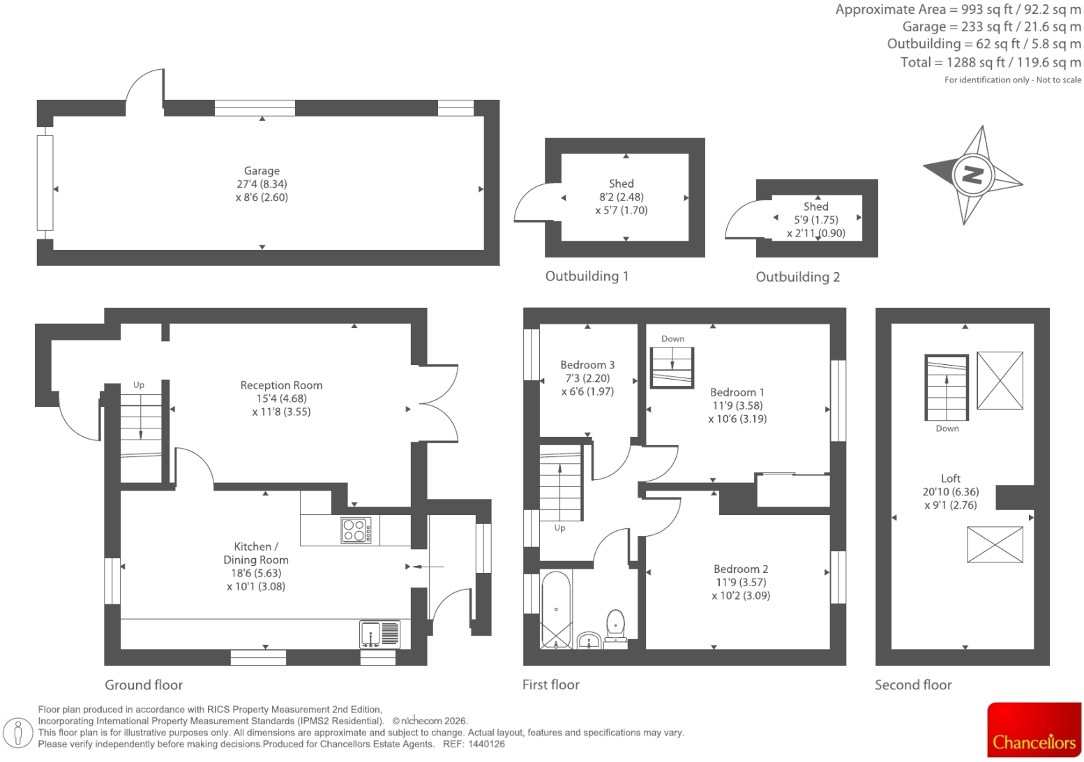 Bowling Green Close, Bampton floorplan