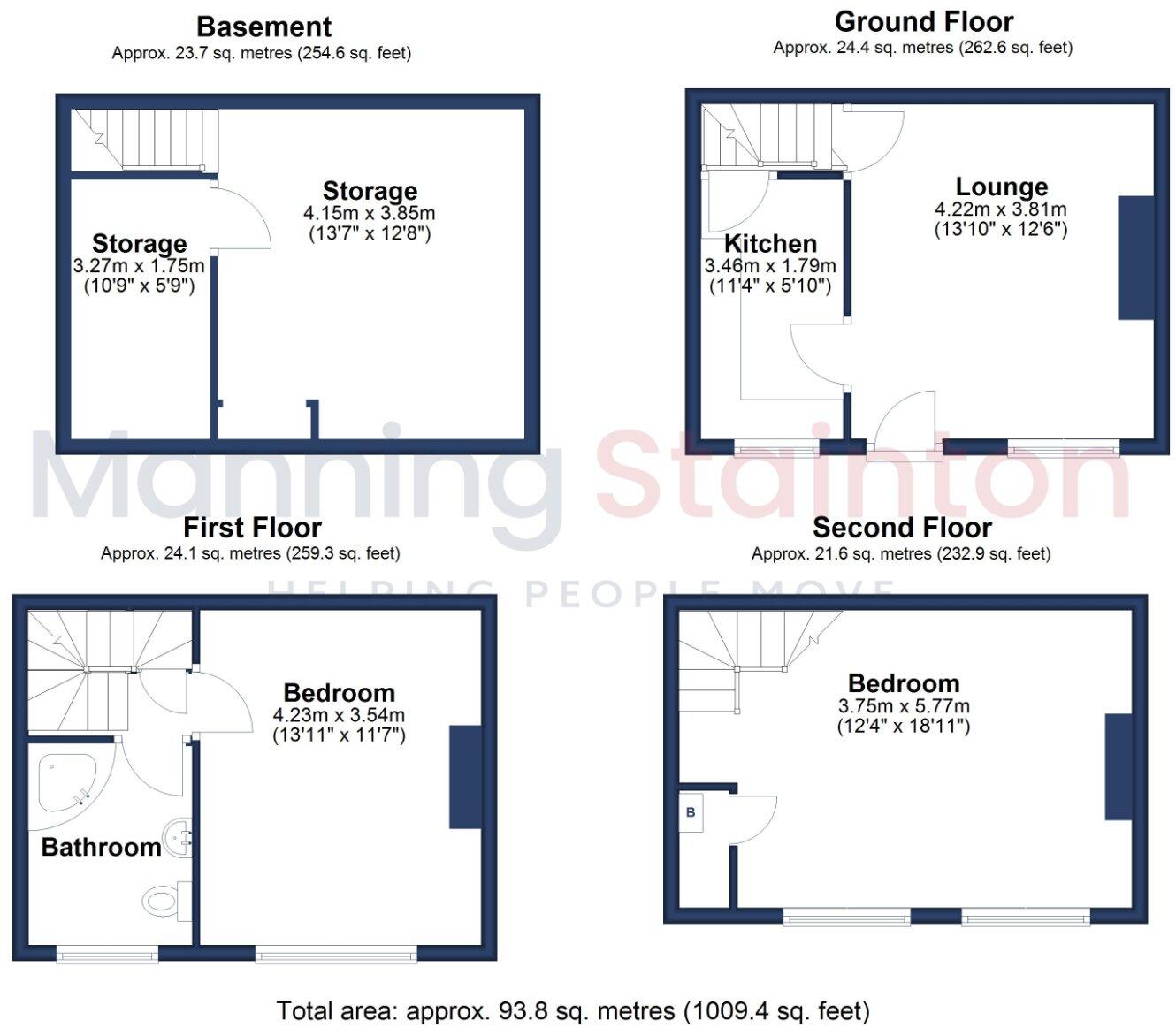 Lytham Grove, Leeds, West Yorkshire floorplan