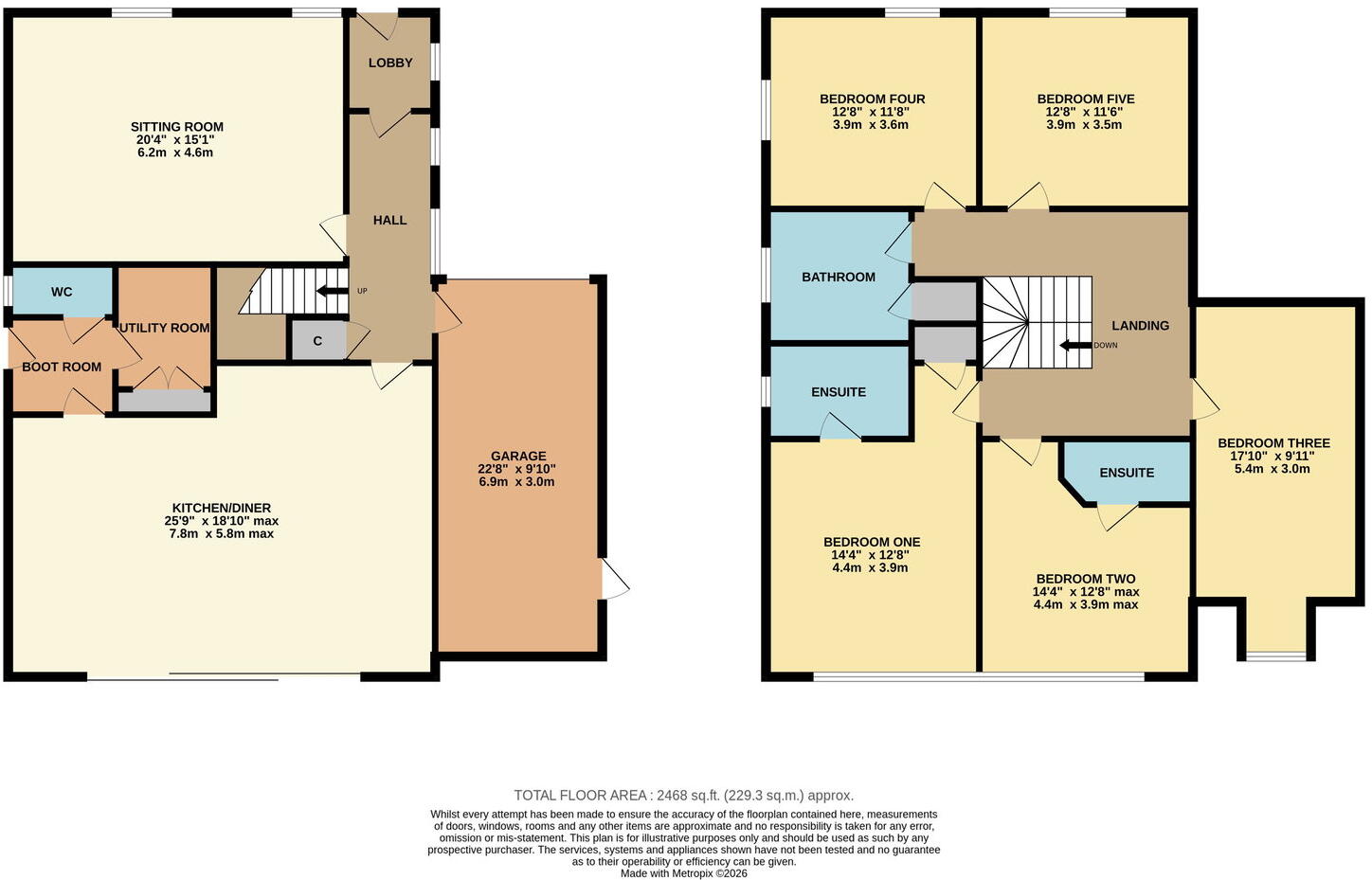 Plot 8 Woodhouse Meadows floorplan