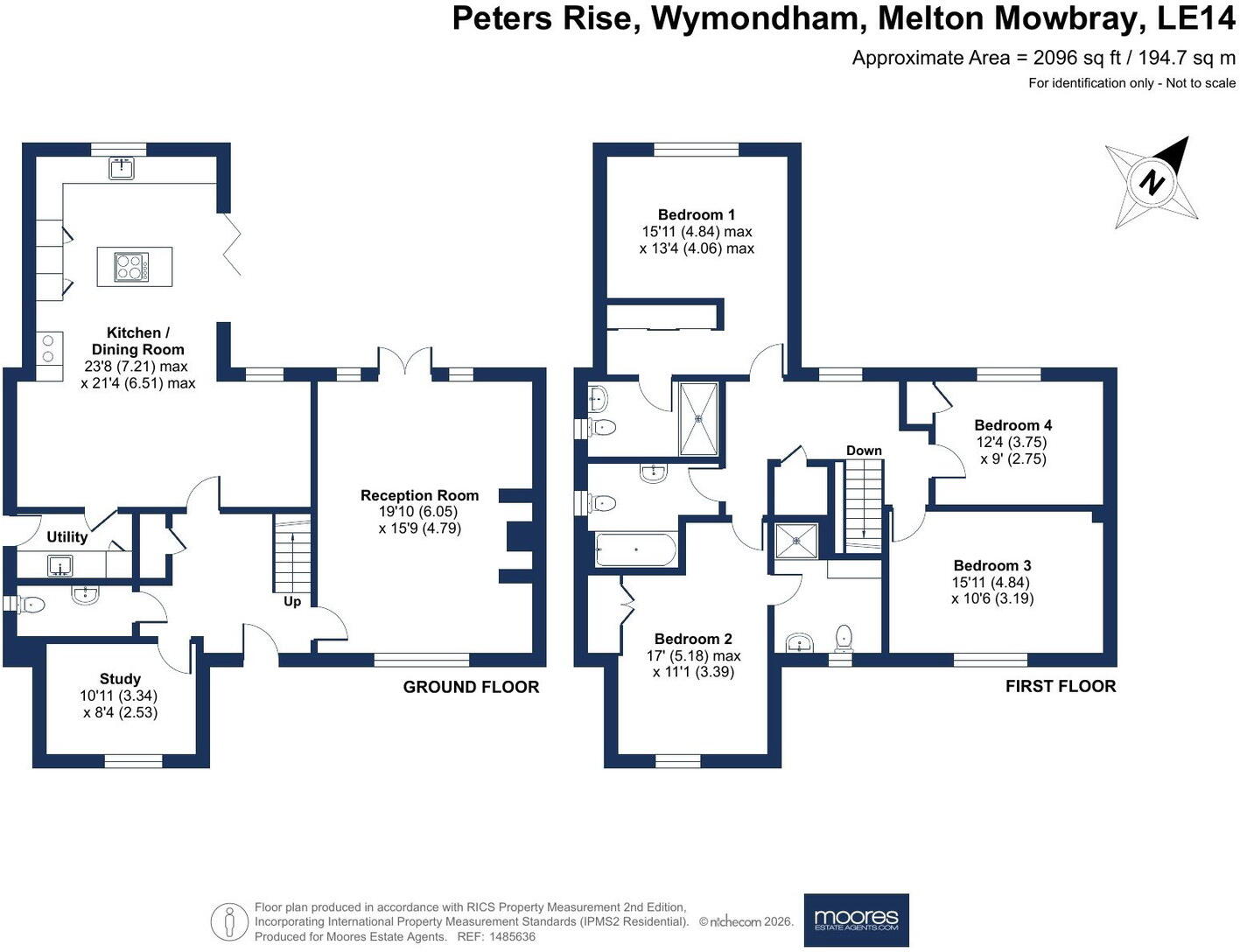 St. Peters Rise, Wymondham floorplan