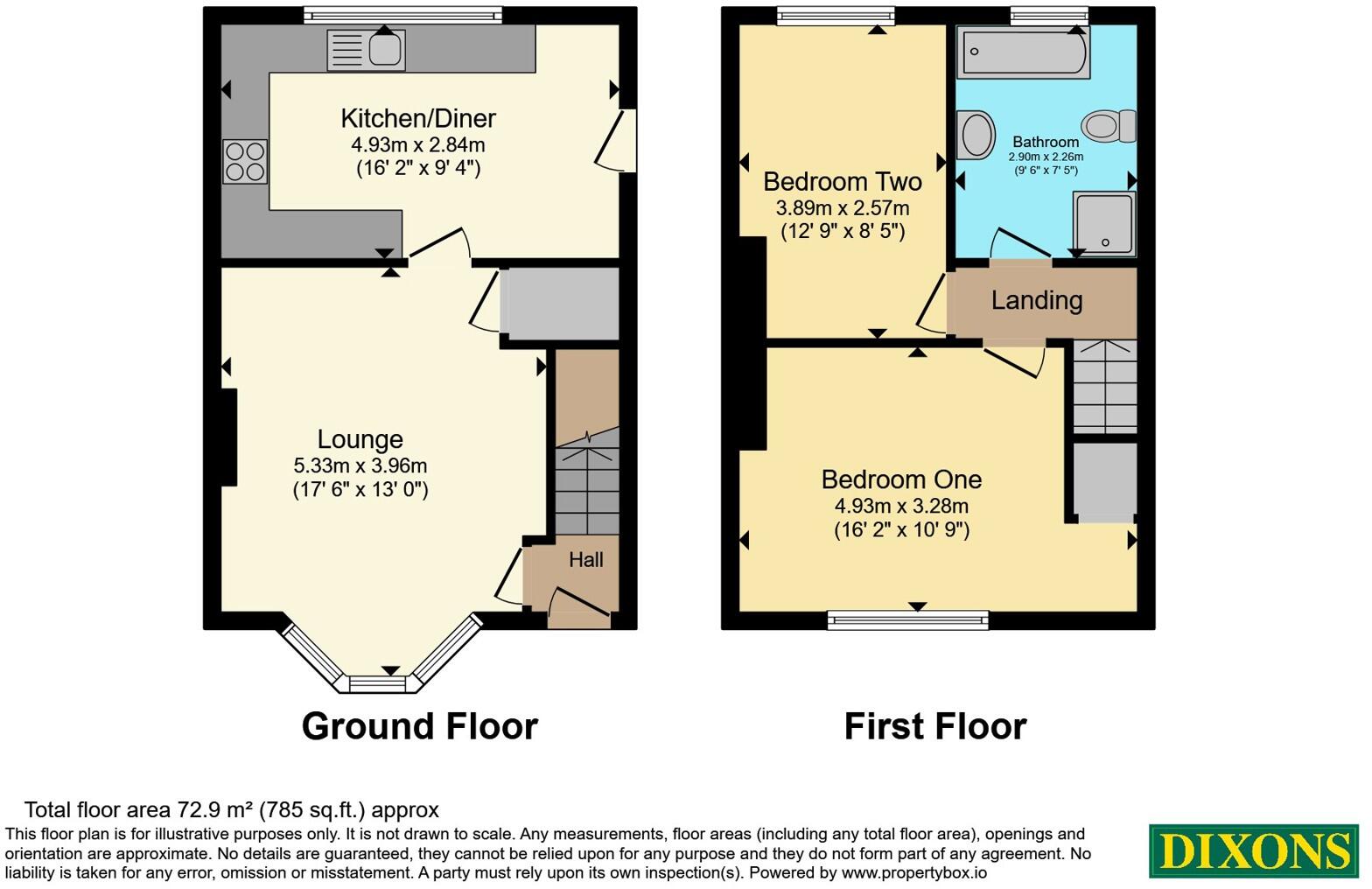 Birchdale Road, BIRMINGHAM, West Midlands, B23 floorplan