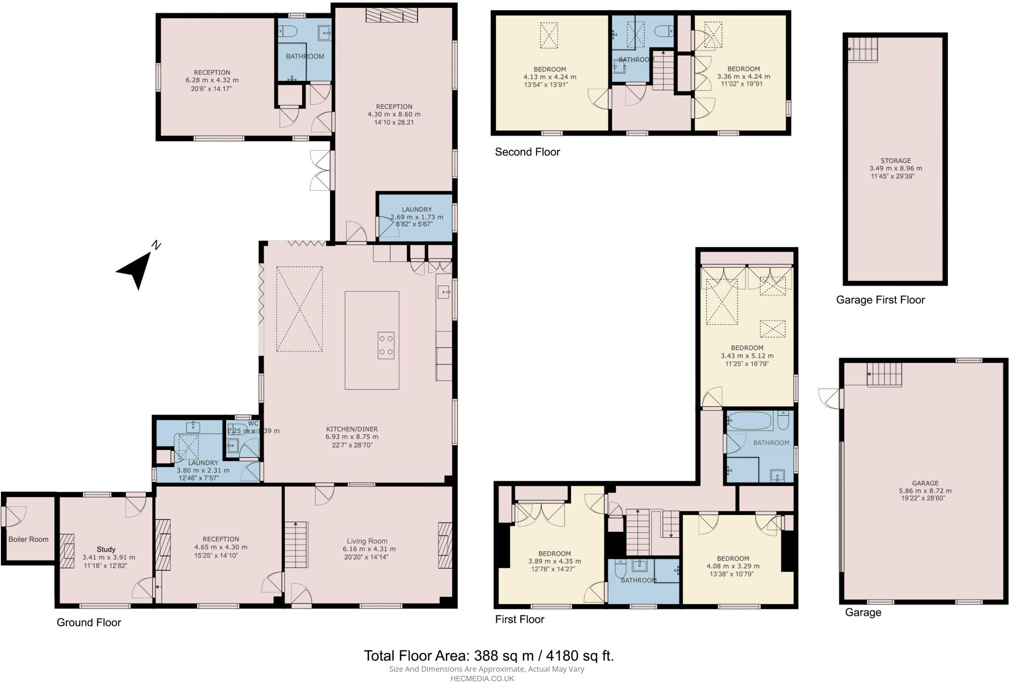 South Street, Caulcott, Bicester, Oxfordshire, OX25 floorplan
