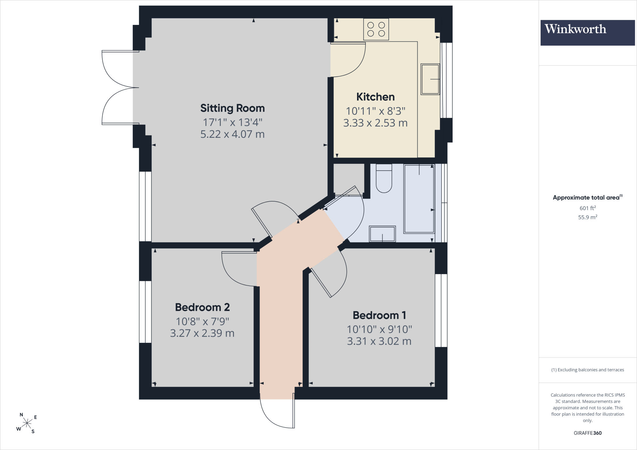 The Lodge, Western Road, Crediton, Devon, EX17 floorplan