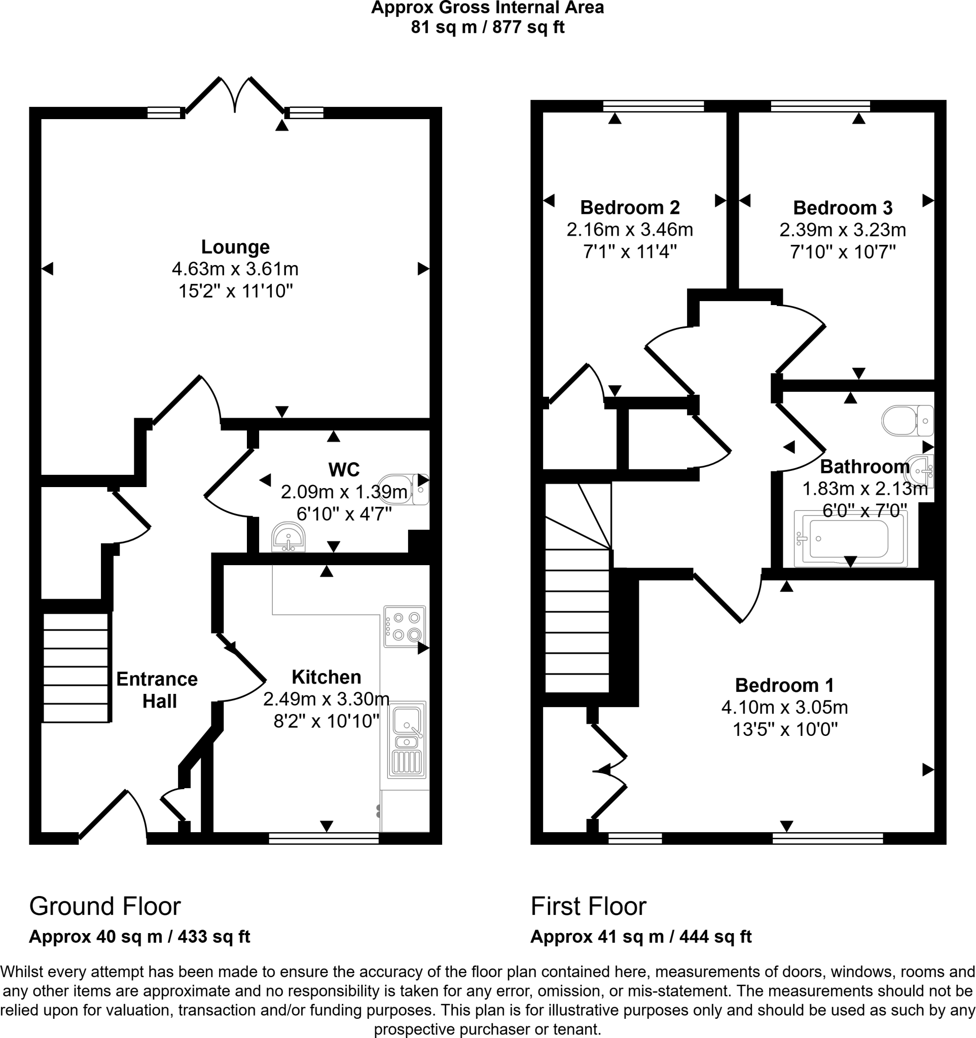 Roman Avenue, Exeter, Devon floorplan