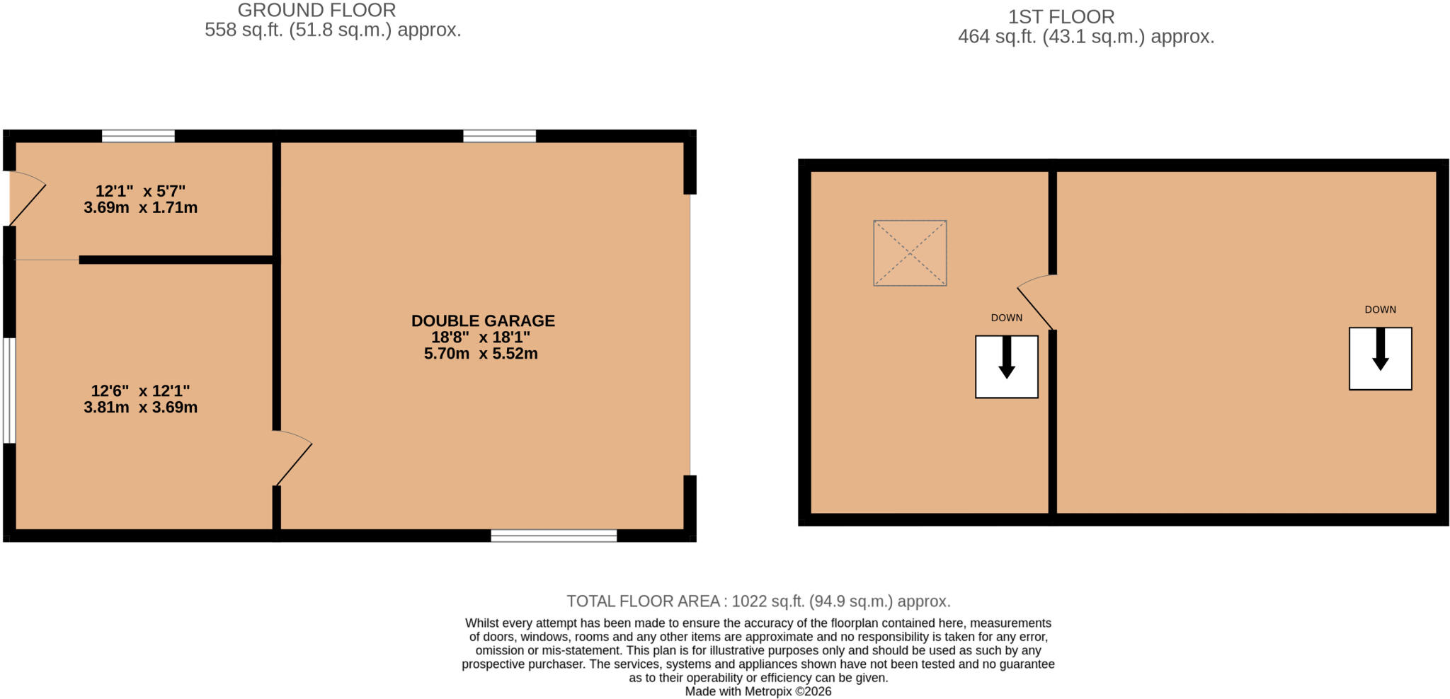 Petrockstow, Okehampton, Devon, EX20 floorplan