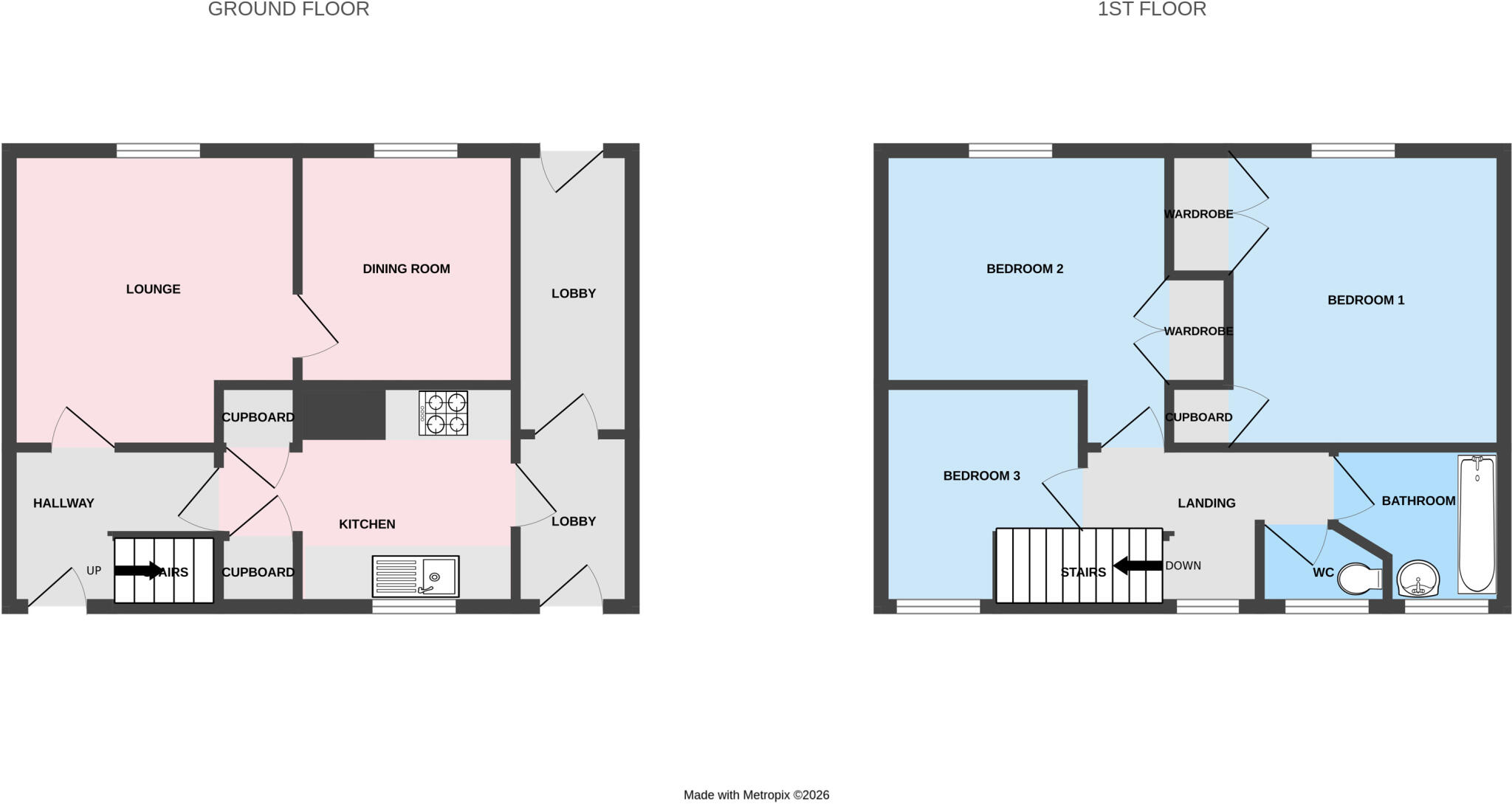 Embry Avenue, Stafford, Staffordshire, ST16 floorplan