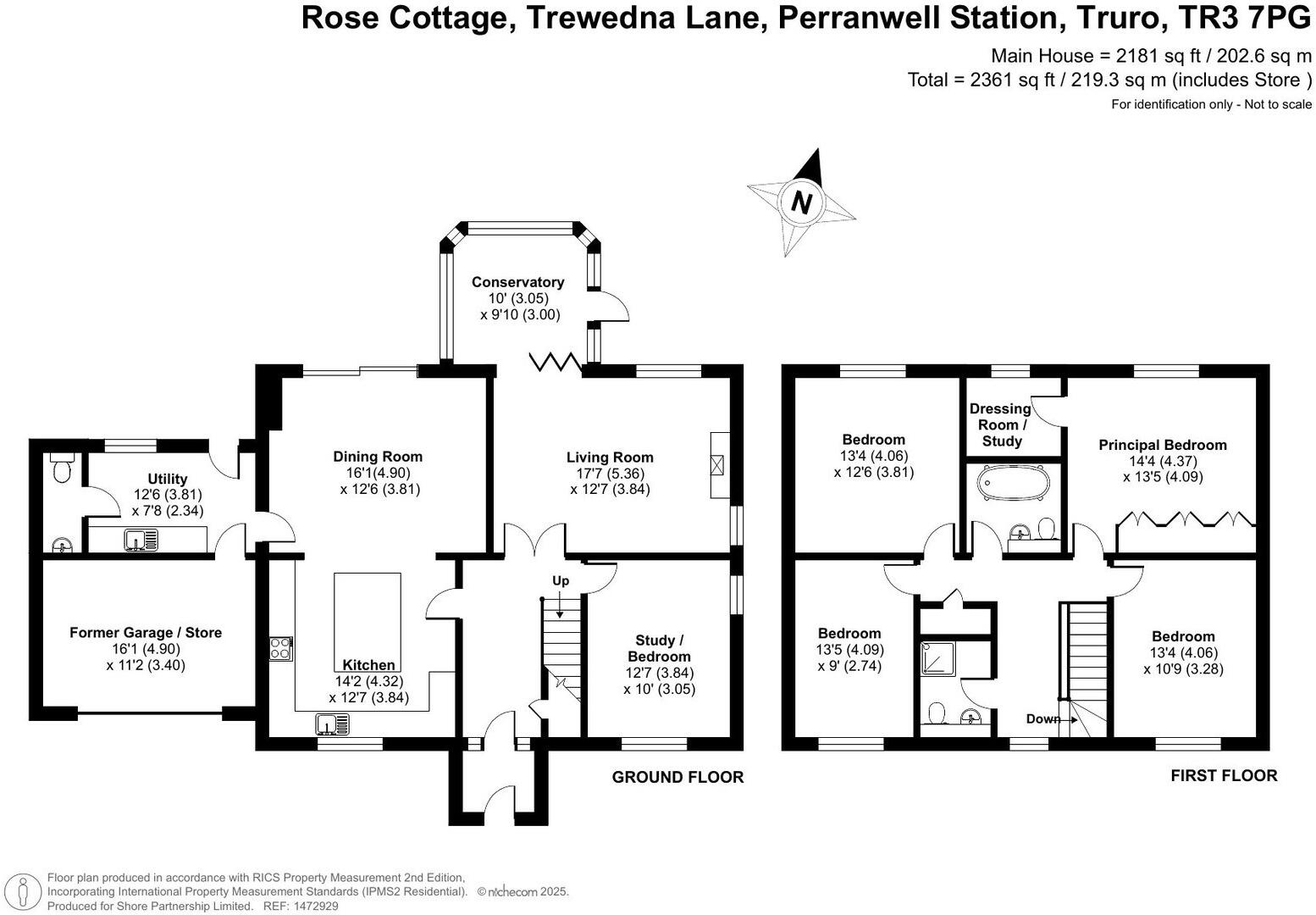 Trewedna Lane, Perranwell Station floorplan