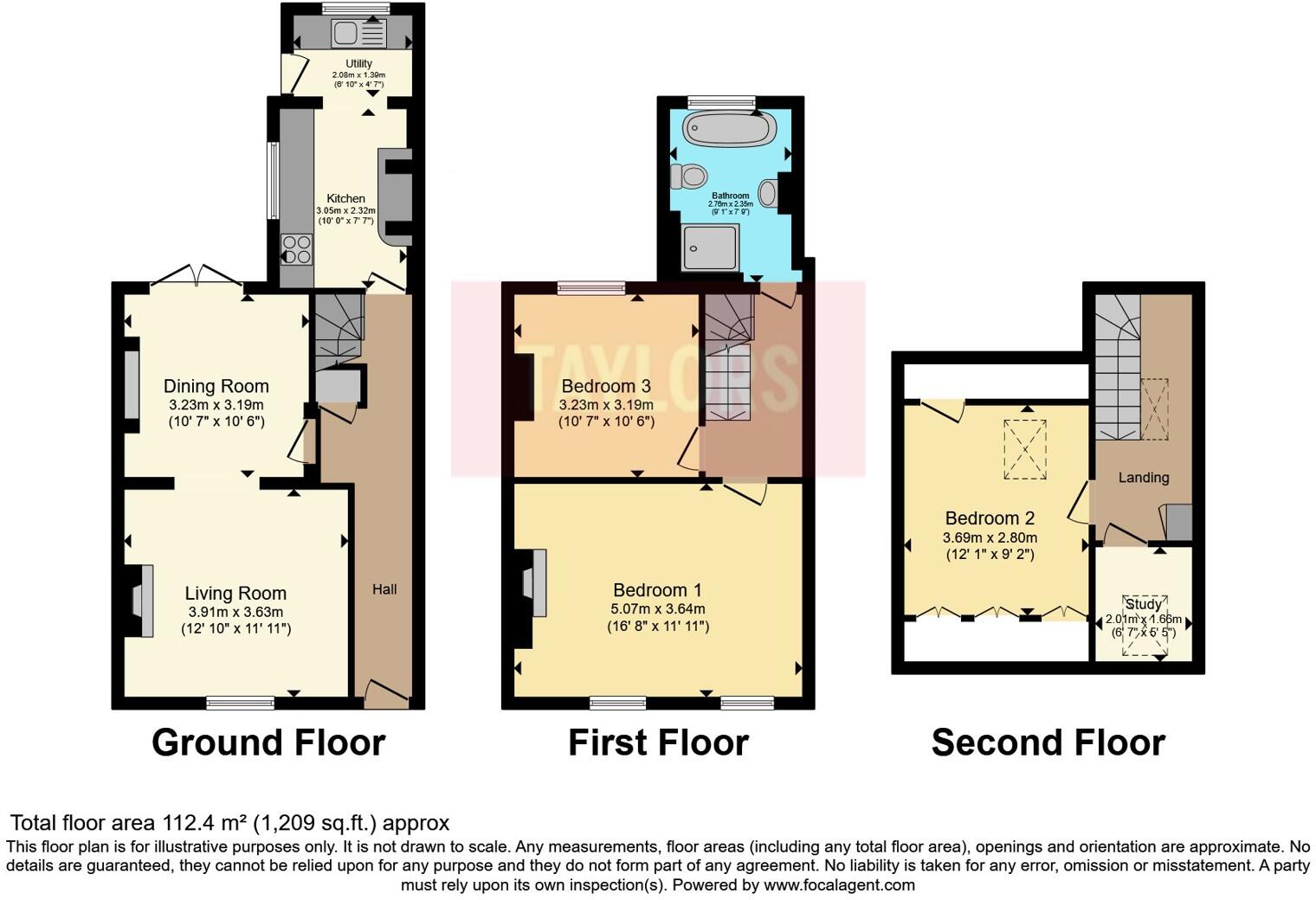 Kings End, Bicester, Oxfordshire, OX26 floorplan
