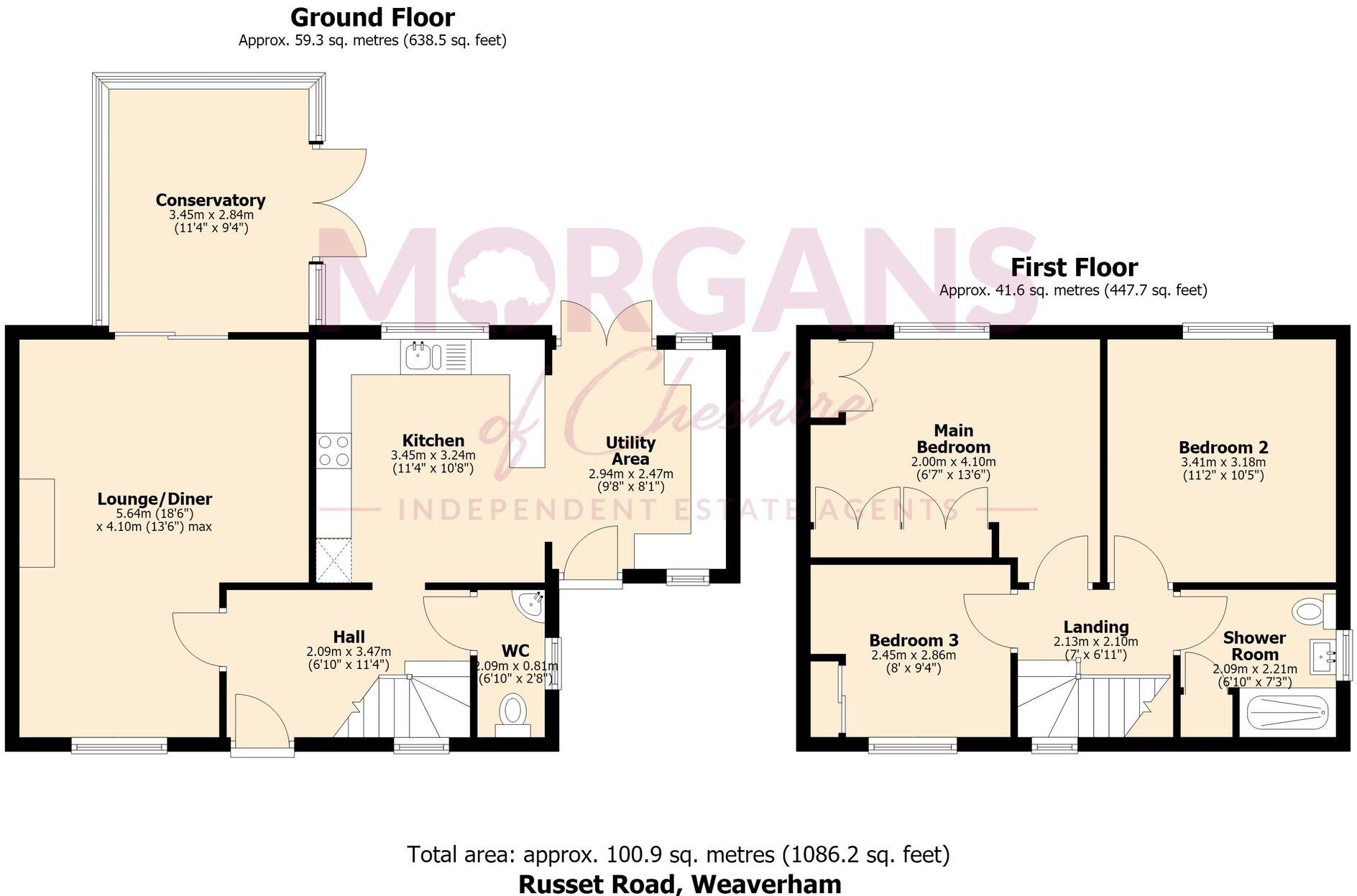 Russet Road, Weaverham, CW8 floorplan