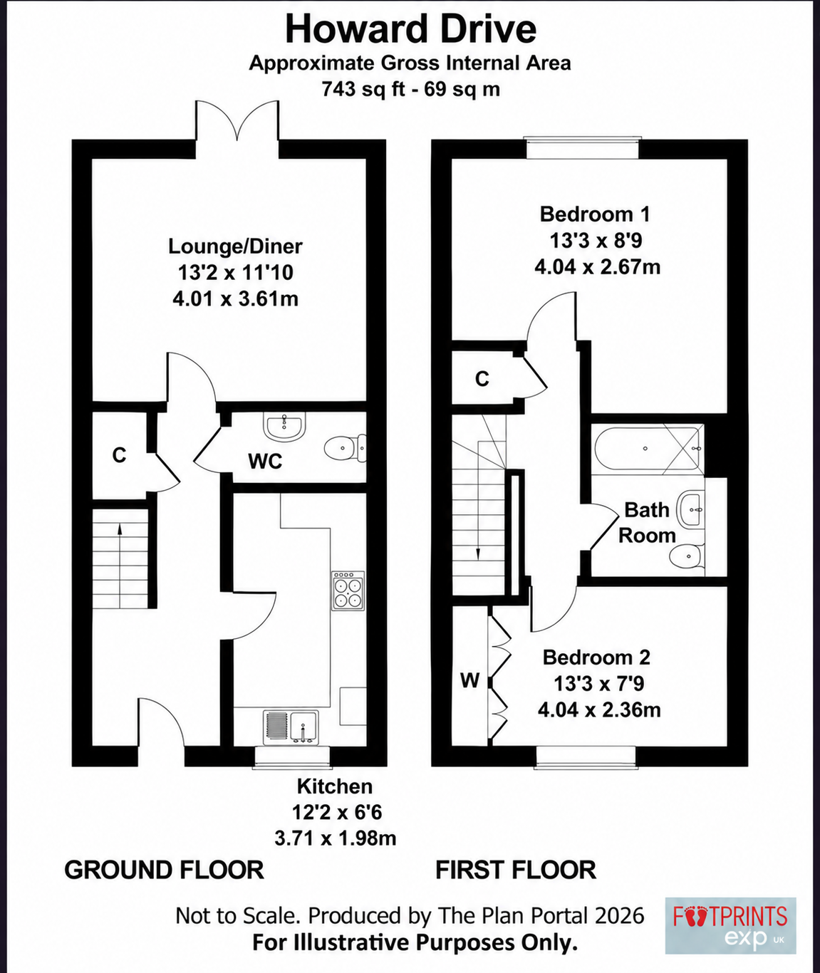 Howard Drive, Tonbridge, TN10 4AQ floorplan