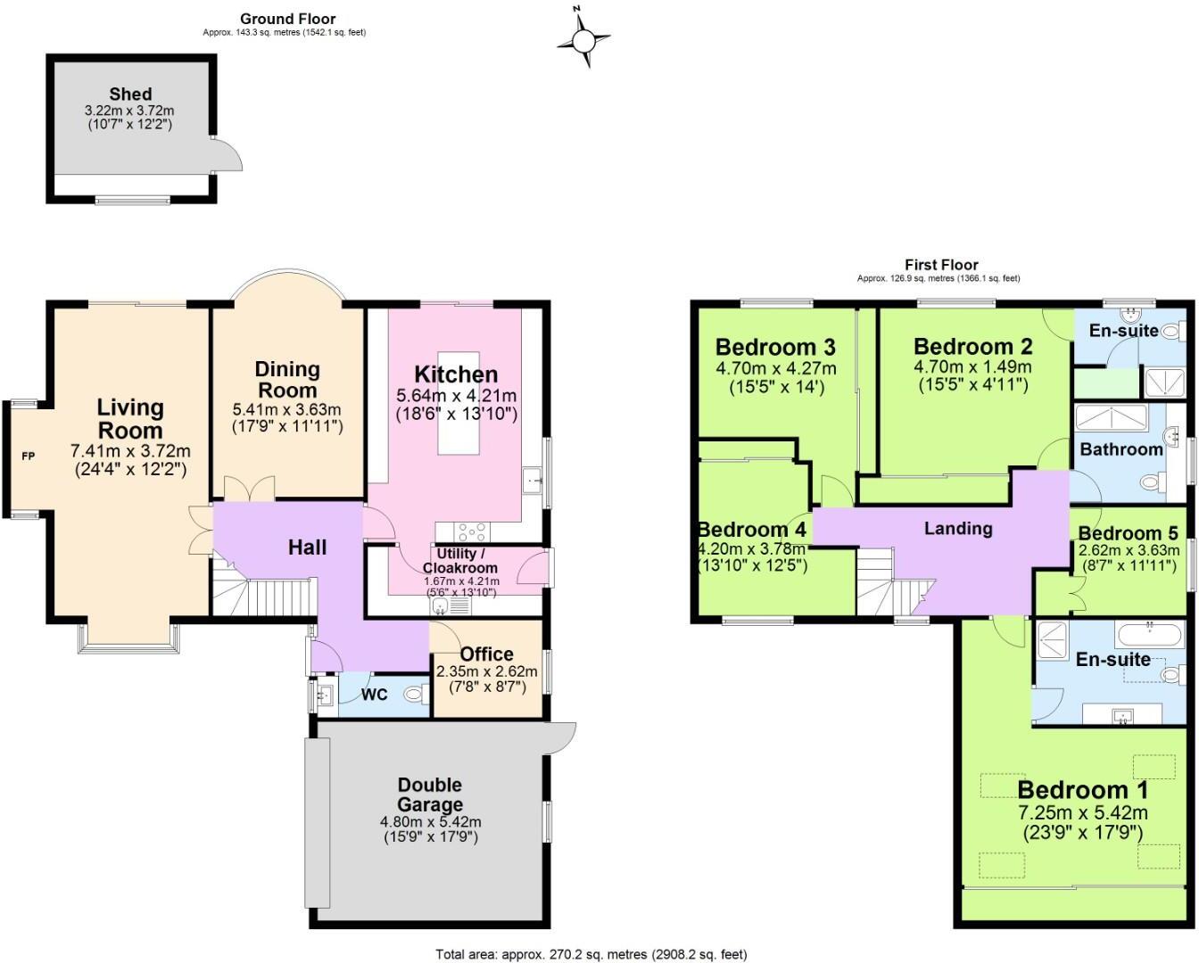 Green Lane, Overseal floorplan