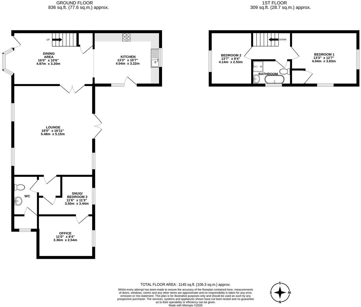 Sands Lane, Scotter floorplan