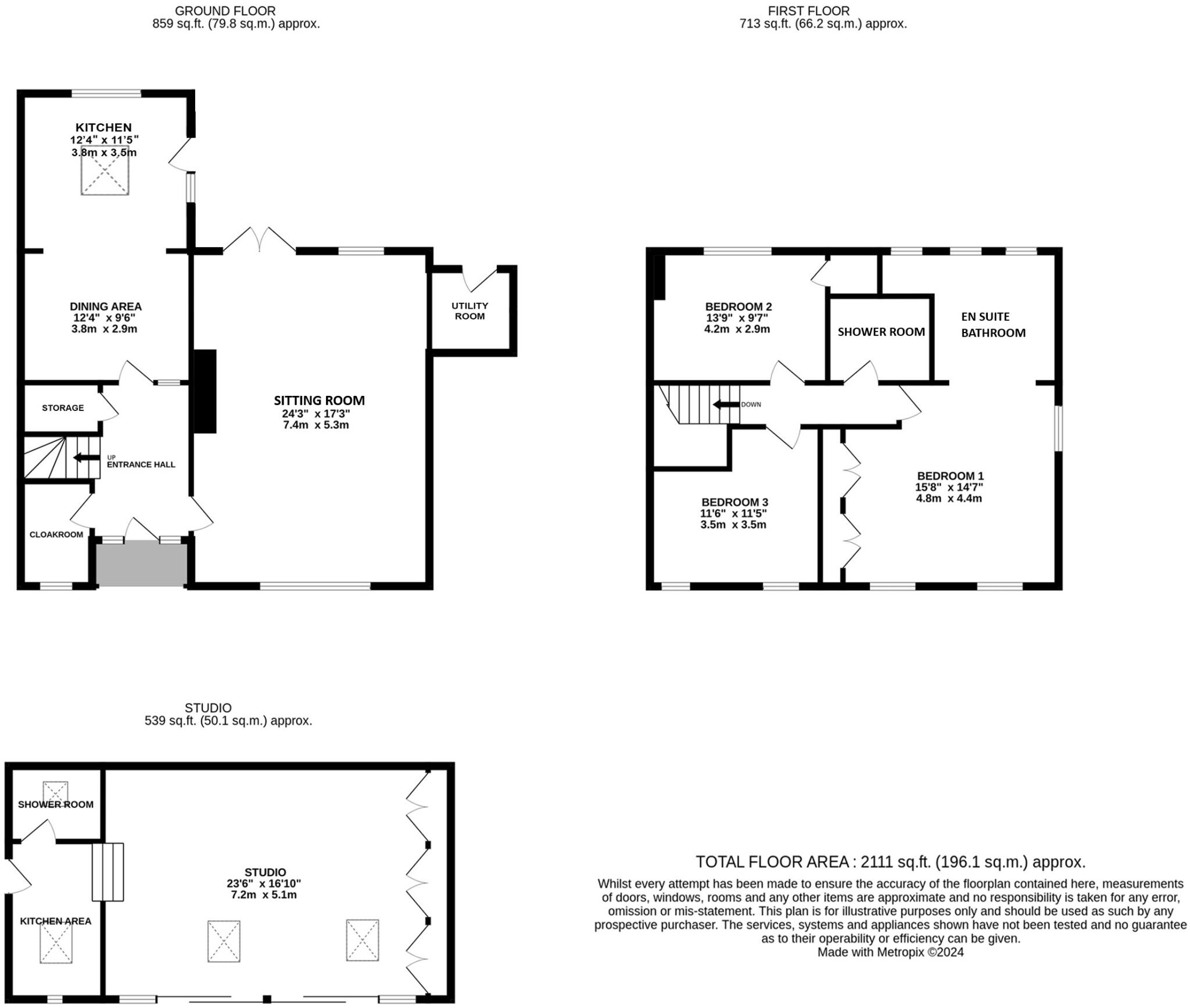 Moor Road, Burley Woodhead, Ilkley, West Yorkshire, LS29 floorplan