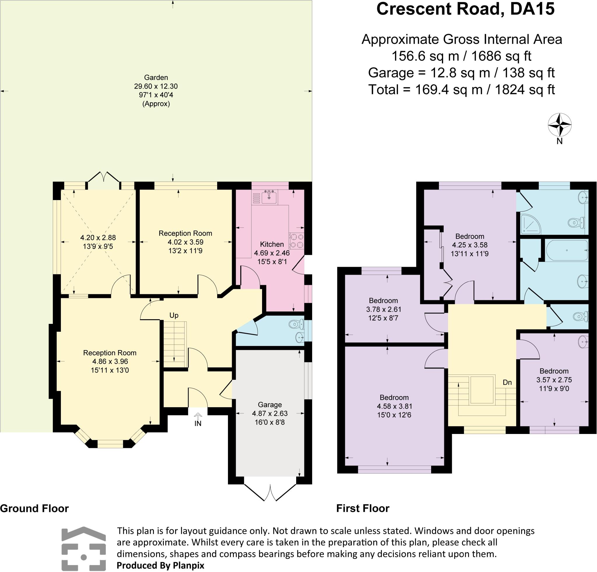 Crescent Road, Sidcup floorplan