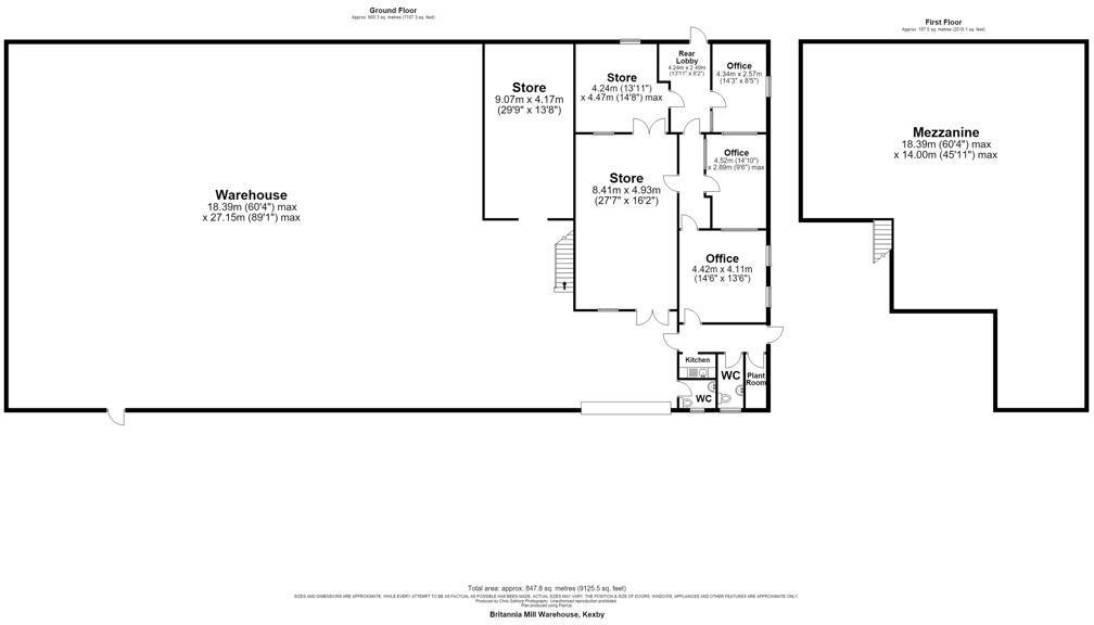 Britannia Mill, Upton Road, Kexby, Gainsborough, Lincolnshire, DN21 5NF floorplan