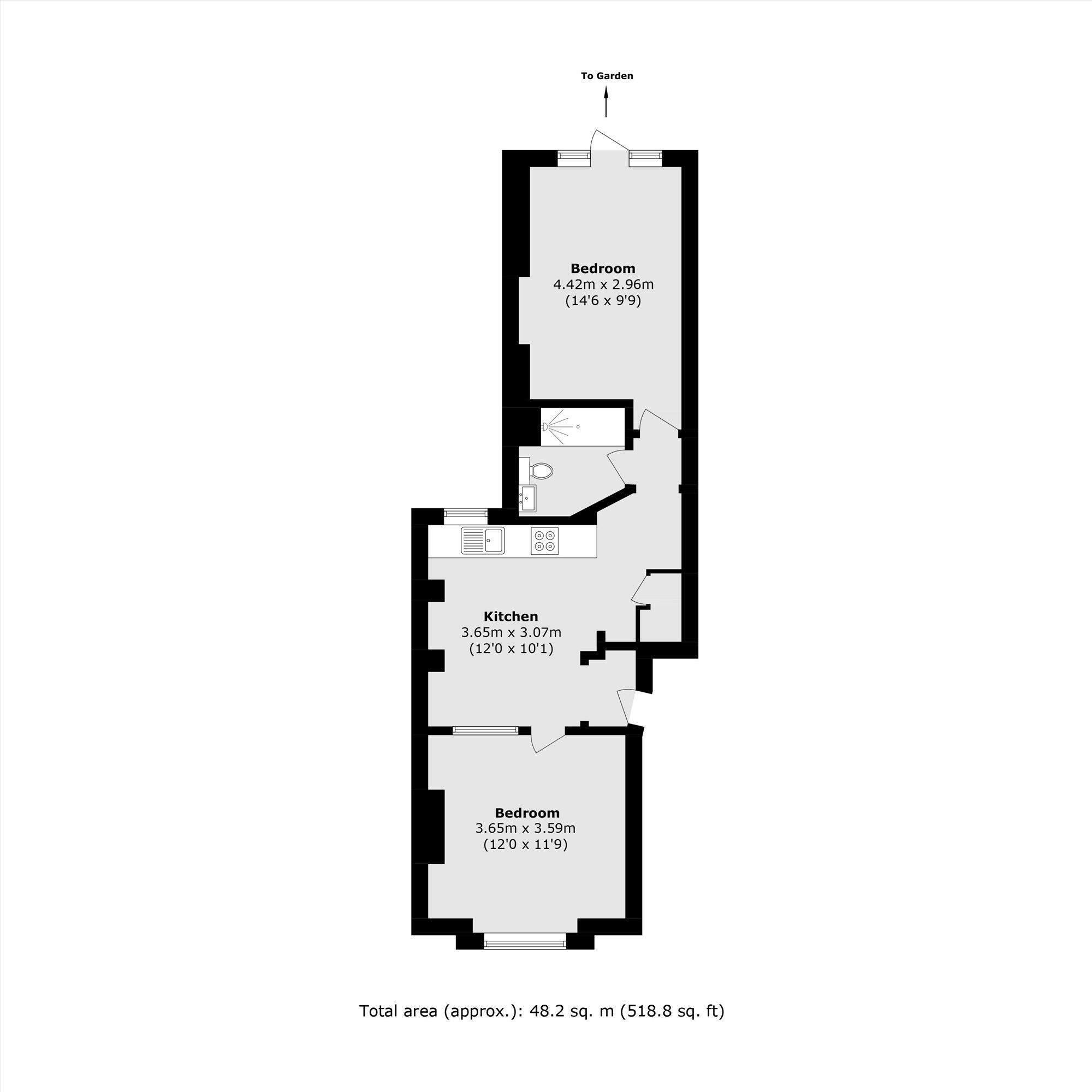 Goldsboro Road, Vauxhall floorplan