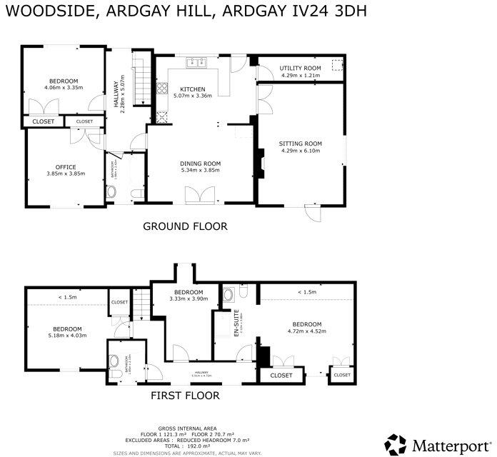 Woodside, Ardgay, Sutherland, IV24 floorplan