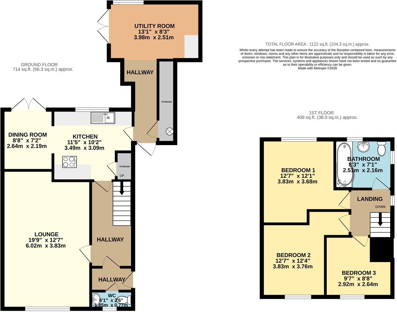 Thirlwall Drive, Fordham, Ely, Cambridgeshire, CB7 floorplan