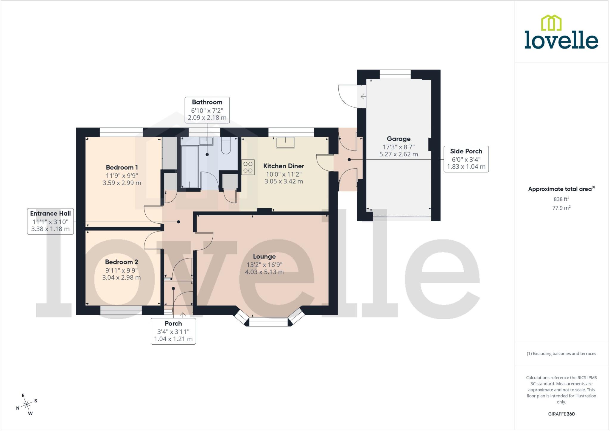 Orchard Way, Market Rasen, LN8 floorplan