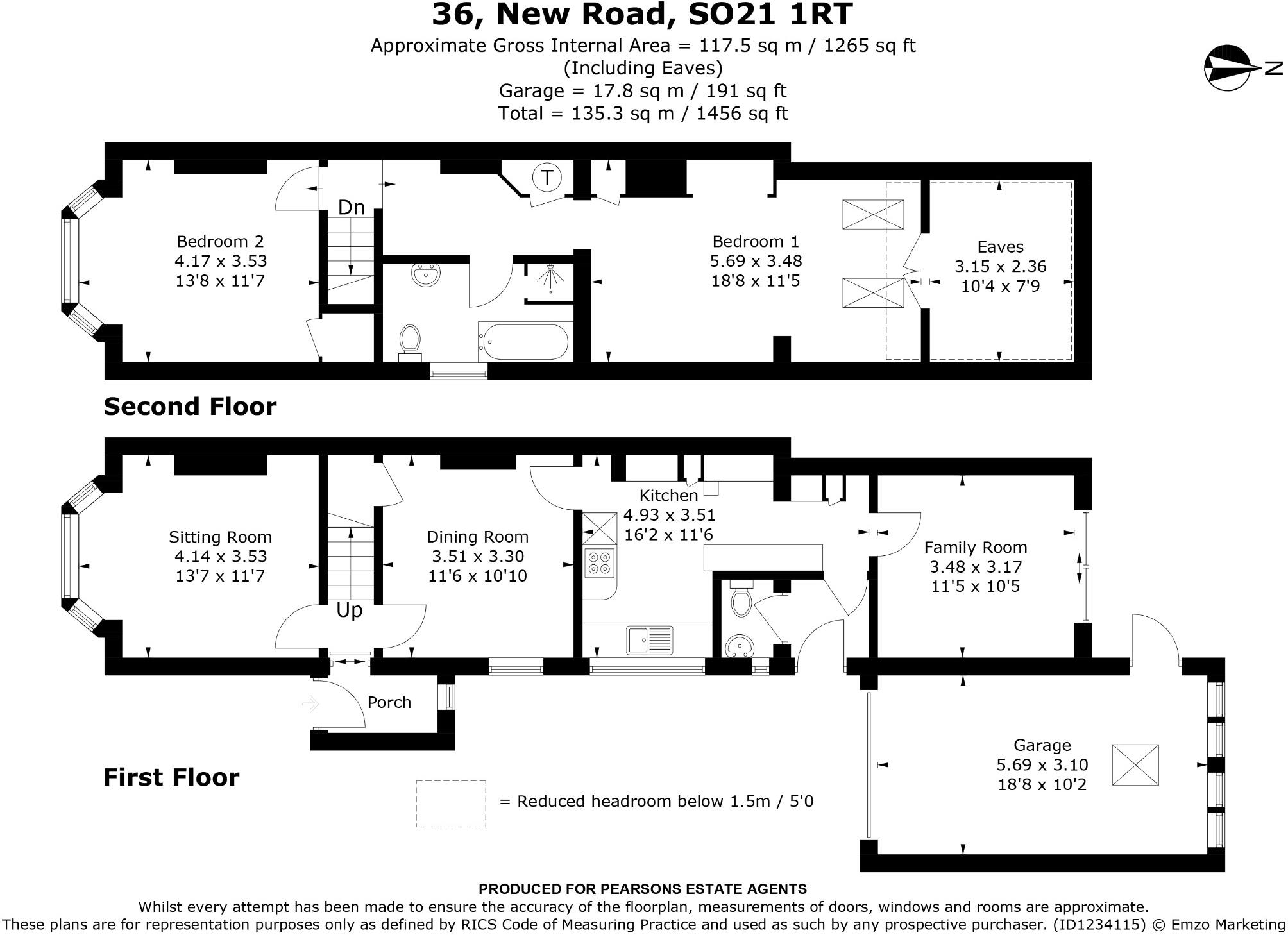 Colden Common, Winchester floorplan