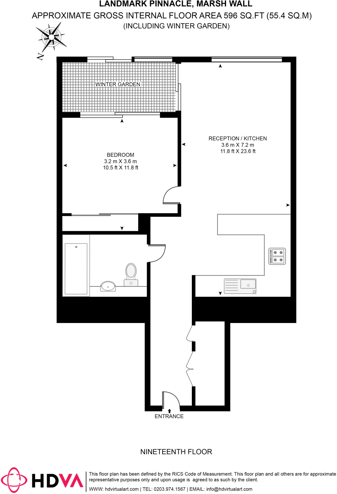 10 Marsh Wall London E14 floorplan
