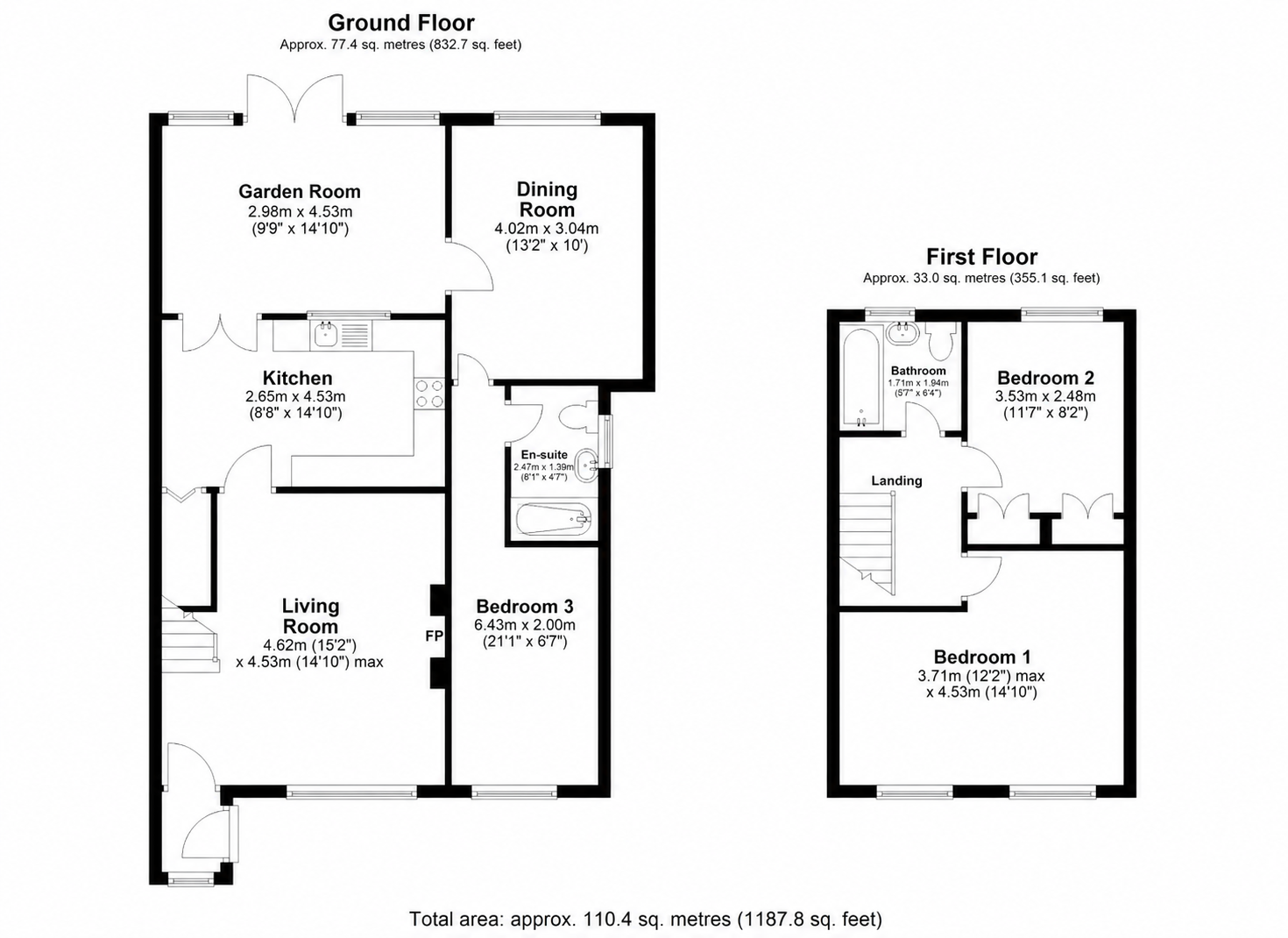 Walkers Lane, Springhead, Saddleworth floorplan