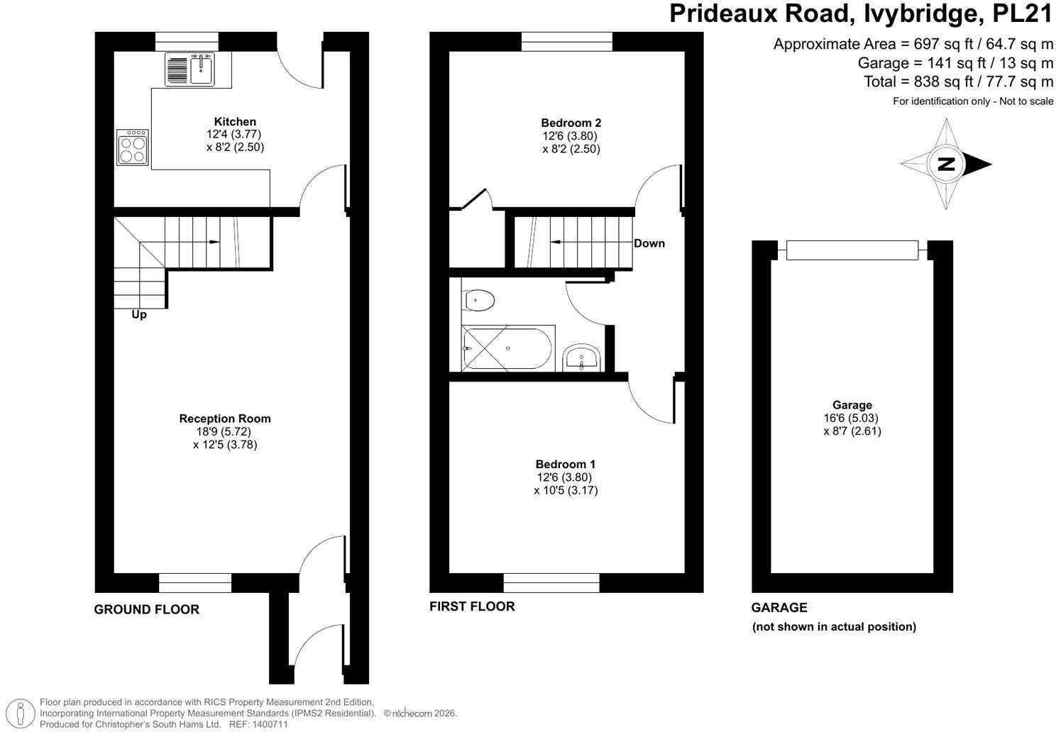 Prideaux Road, Ivybridge floorplan