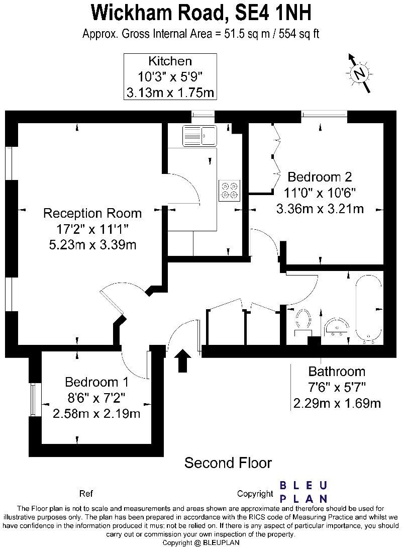 Wickham Road, London floorplan