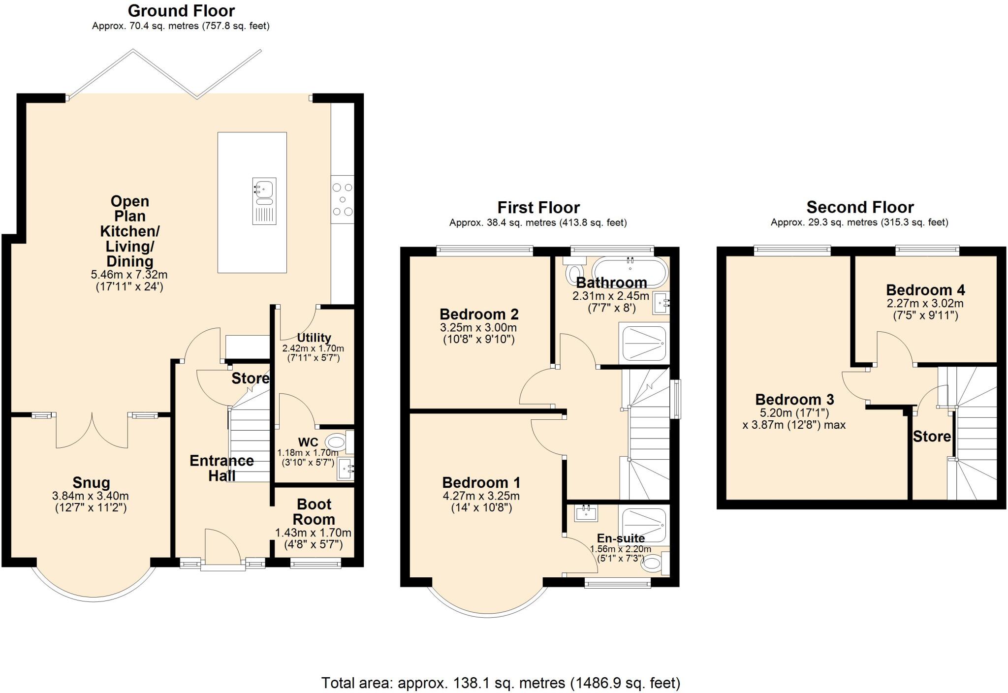 Carrington Lane, Sale, Trafford floorplan