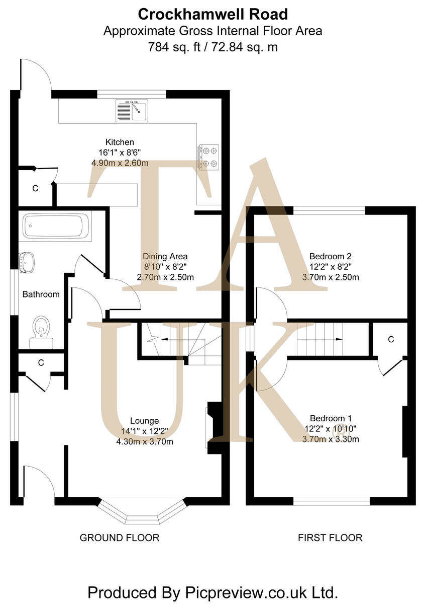 Crockhamwell Road, Reading, RG5 floorplan