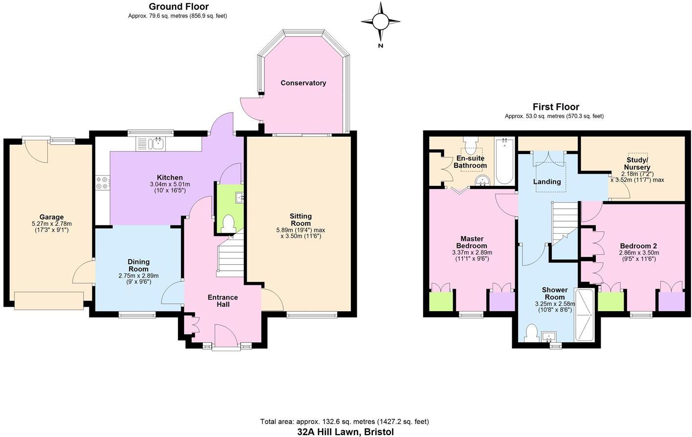 Hill Lawn, Brislington, Bristol floorplan