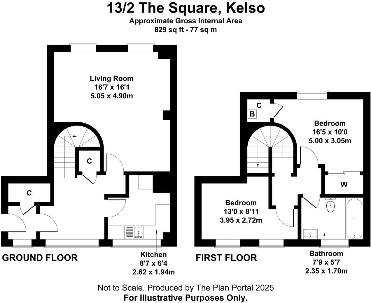 13/2 The Square, Kelso floorplan