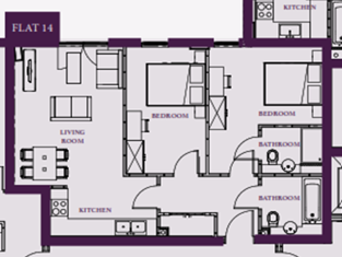 Lurke Street, Bedford floorplan