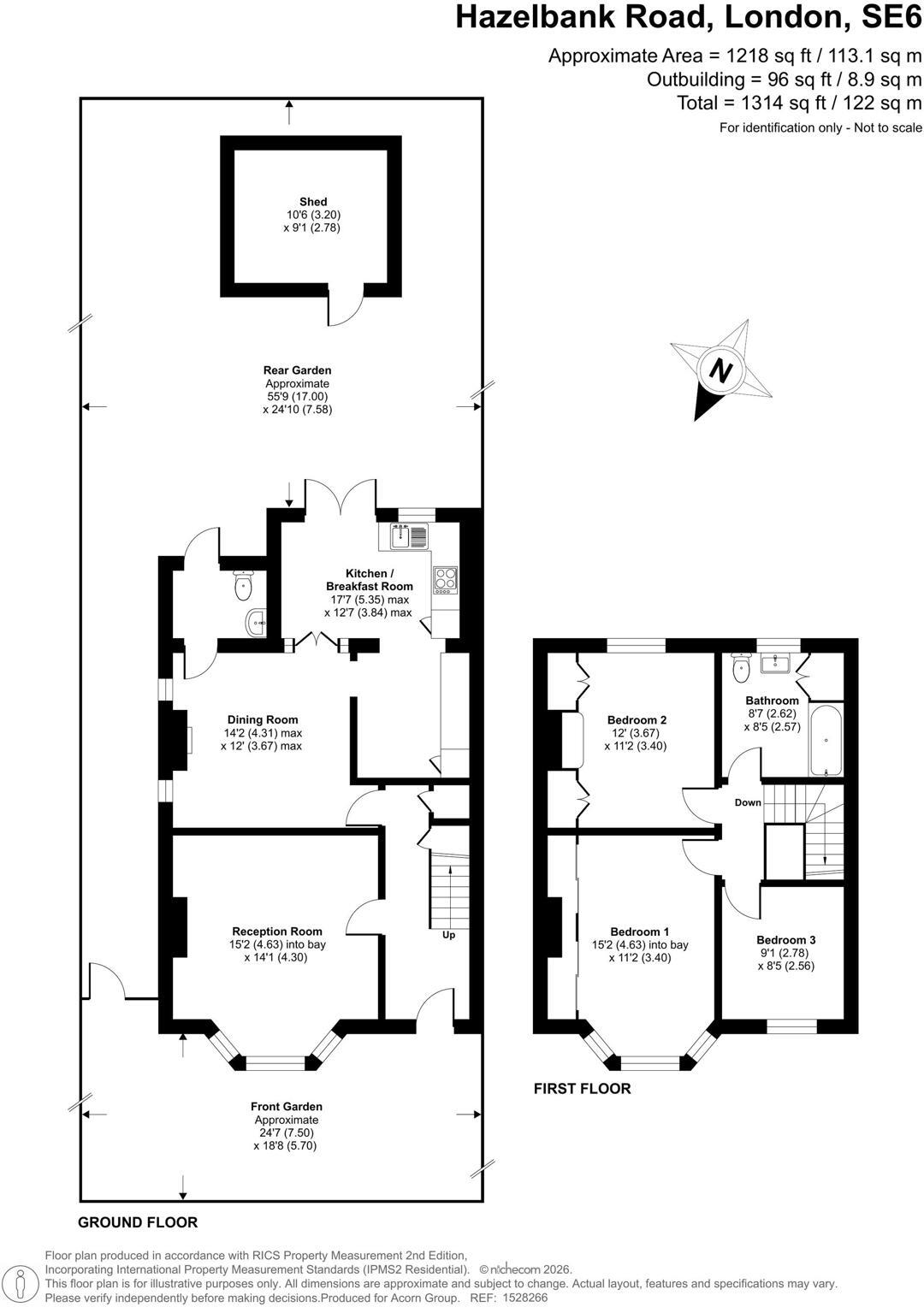 Hazelbank Road, London floorplan