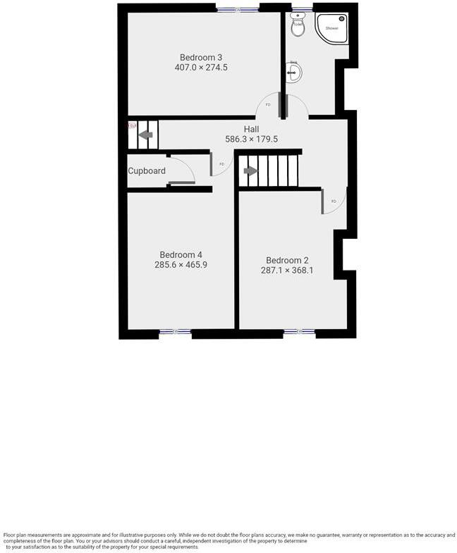 27/28 - Scorer Street - Student House floorplan