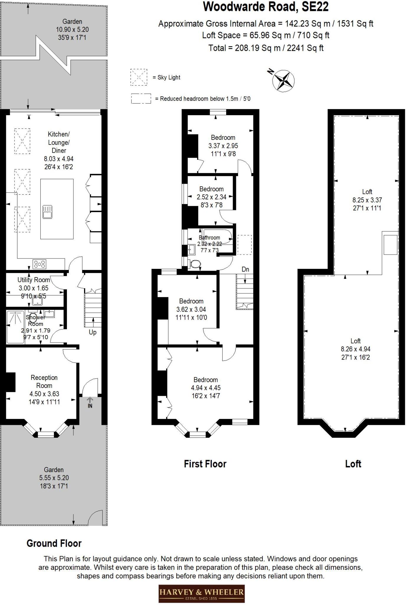 Woodwarde Road, Dulwich, SE22 floorplan