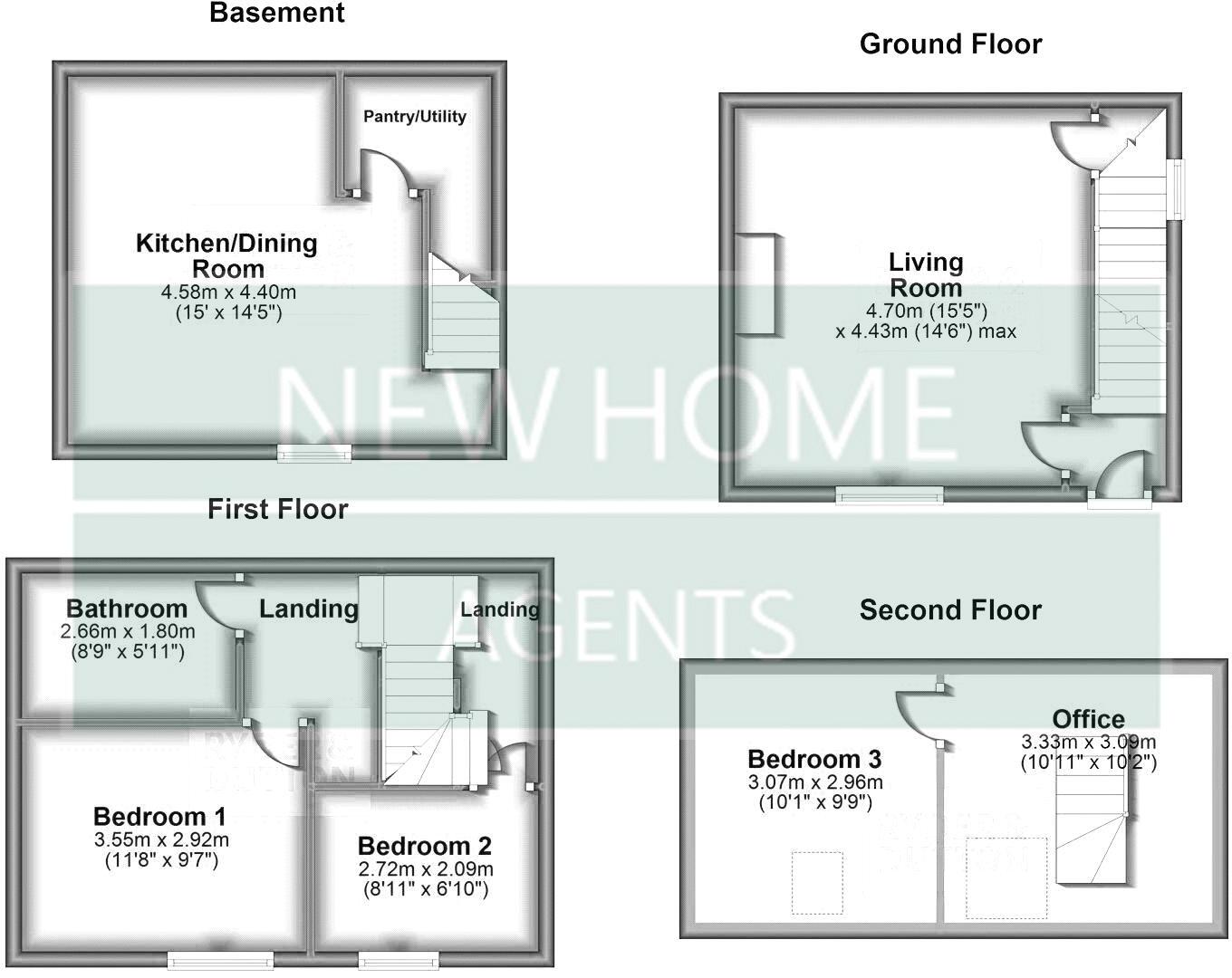 Grange Cottages, Marsden, Huddersfield, HD7 6AJ floorplan